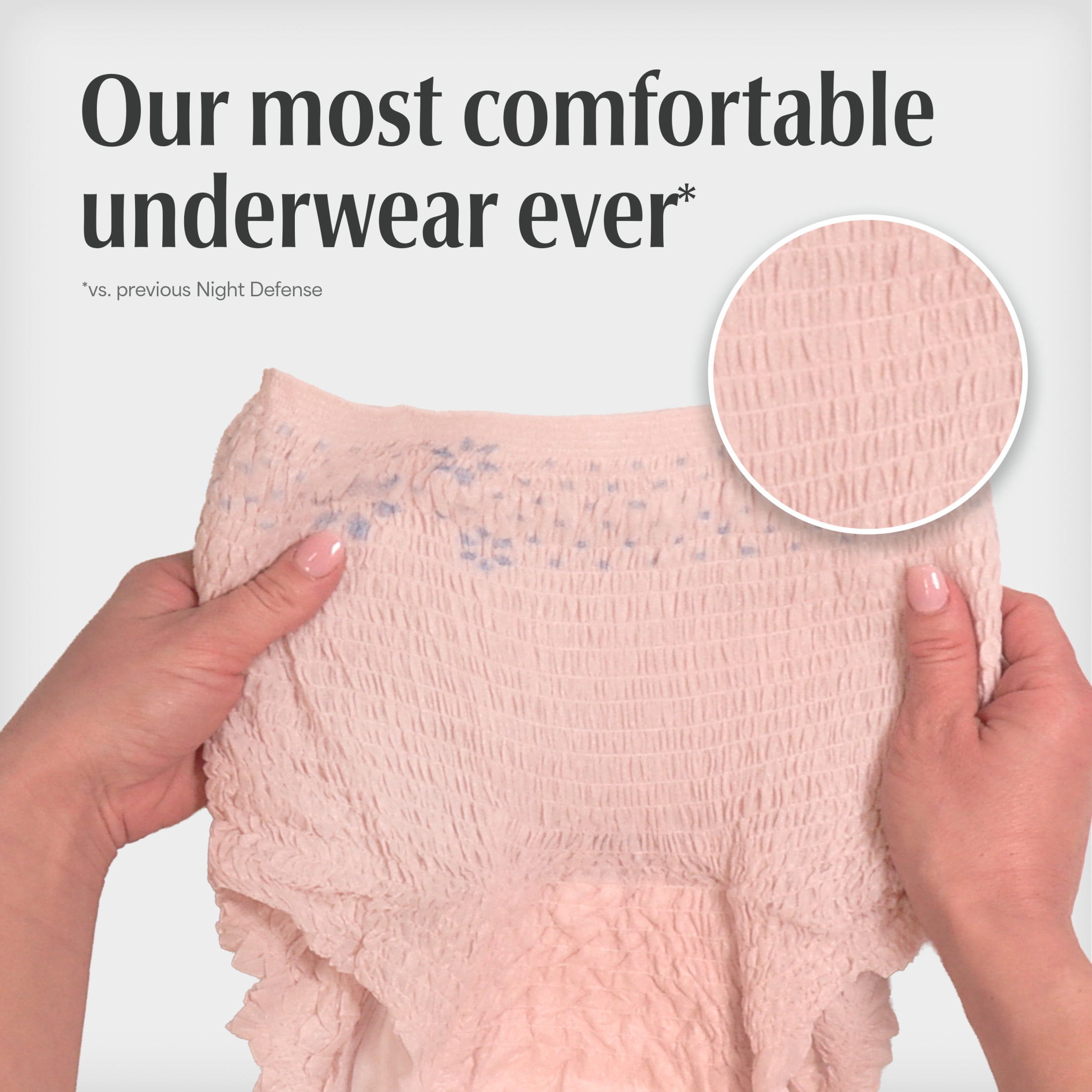 Depend Night Defense Incontinence Underwear for Women, Maximum Absorbency Overnight Protection (Small, 16 Count) 1wi61