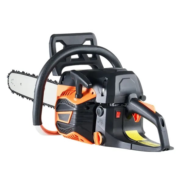 Generic 62cc Gas Chainsaw, 3.8 HP Professional Wood Cutting Tool with 20 in Guide Bar (Orange, 20 in) wf4f5