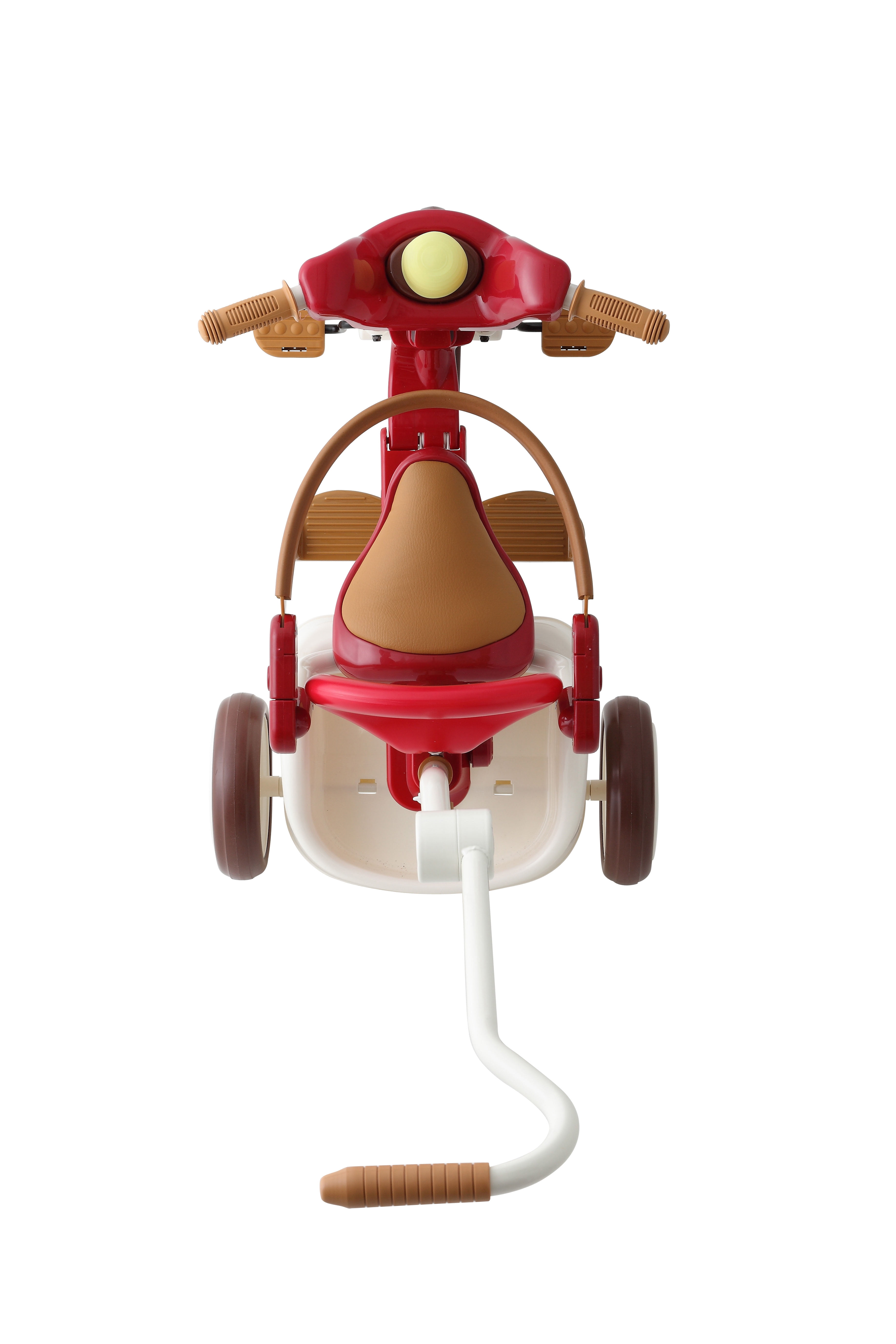 iimo 3-in-1 Foldable Tricycle with Canopy (Eternity Red, 19 in Folded Height) rqdtw