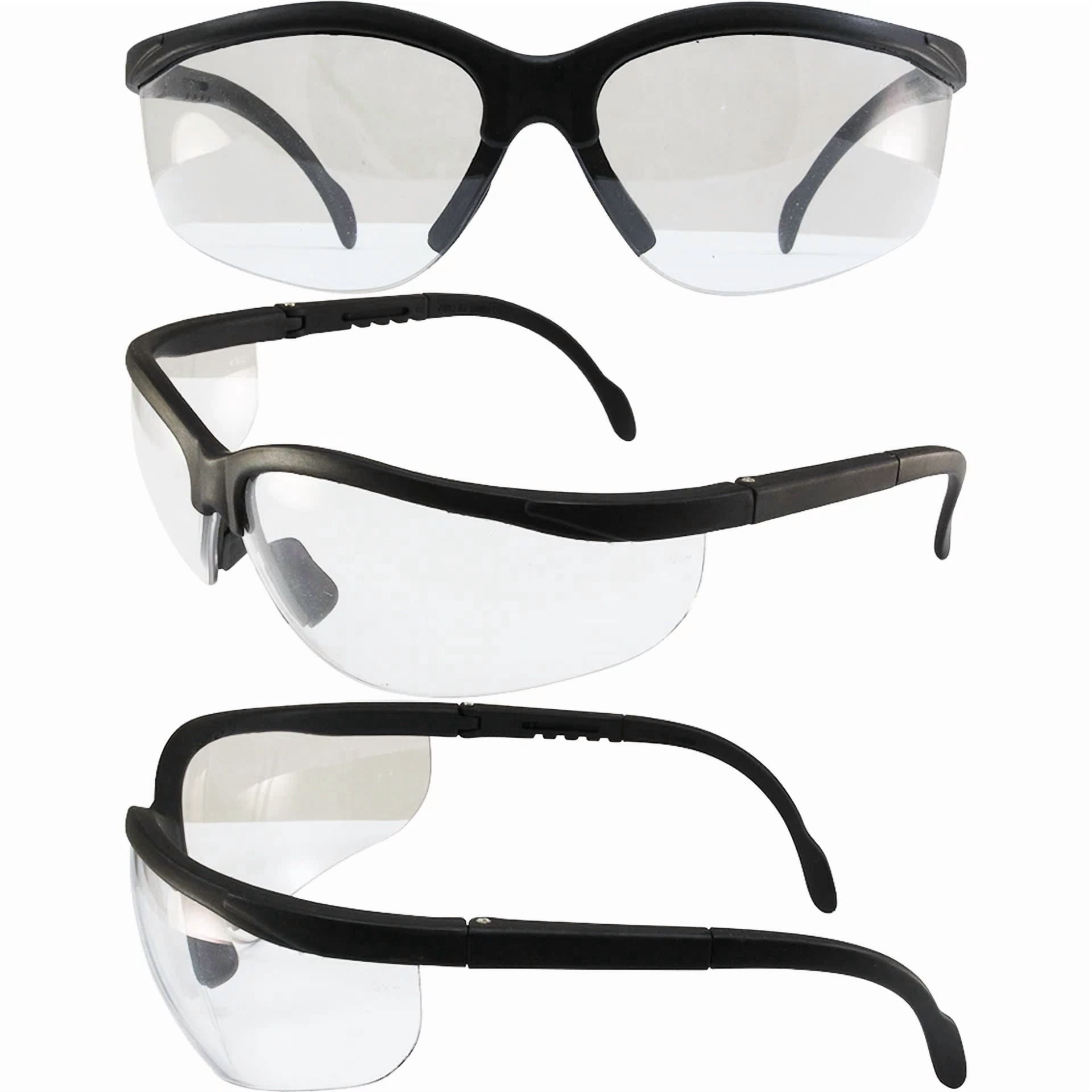 VAULT Blue Moon Safety Glasses with Clear Lens (Blue, One Size) xkaif