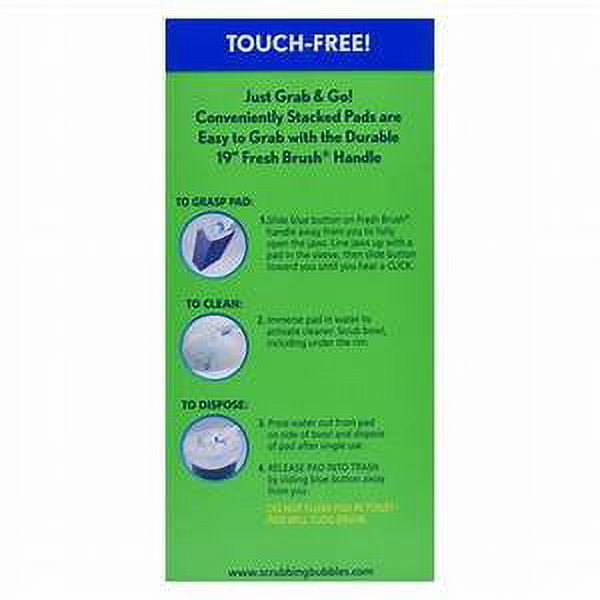 Scrubbing Bubbles Heavy Duty Fresh Brush Toilet Cleaning Refills (16 Count) m6xor