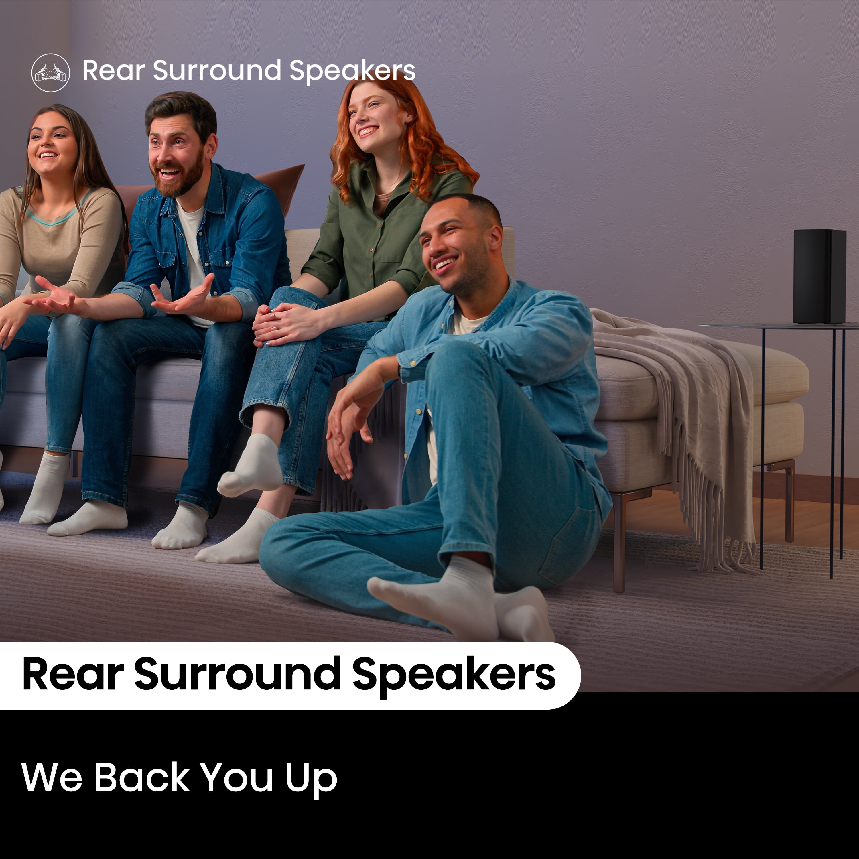 Hisense R651 5.1 Channel 510W Soundbar System with Wireless Subwoofer and Rear Speakers (Black) vs1eh