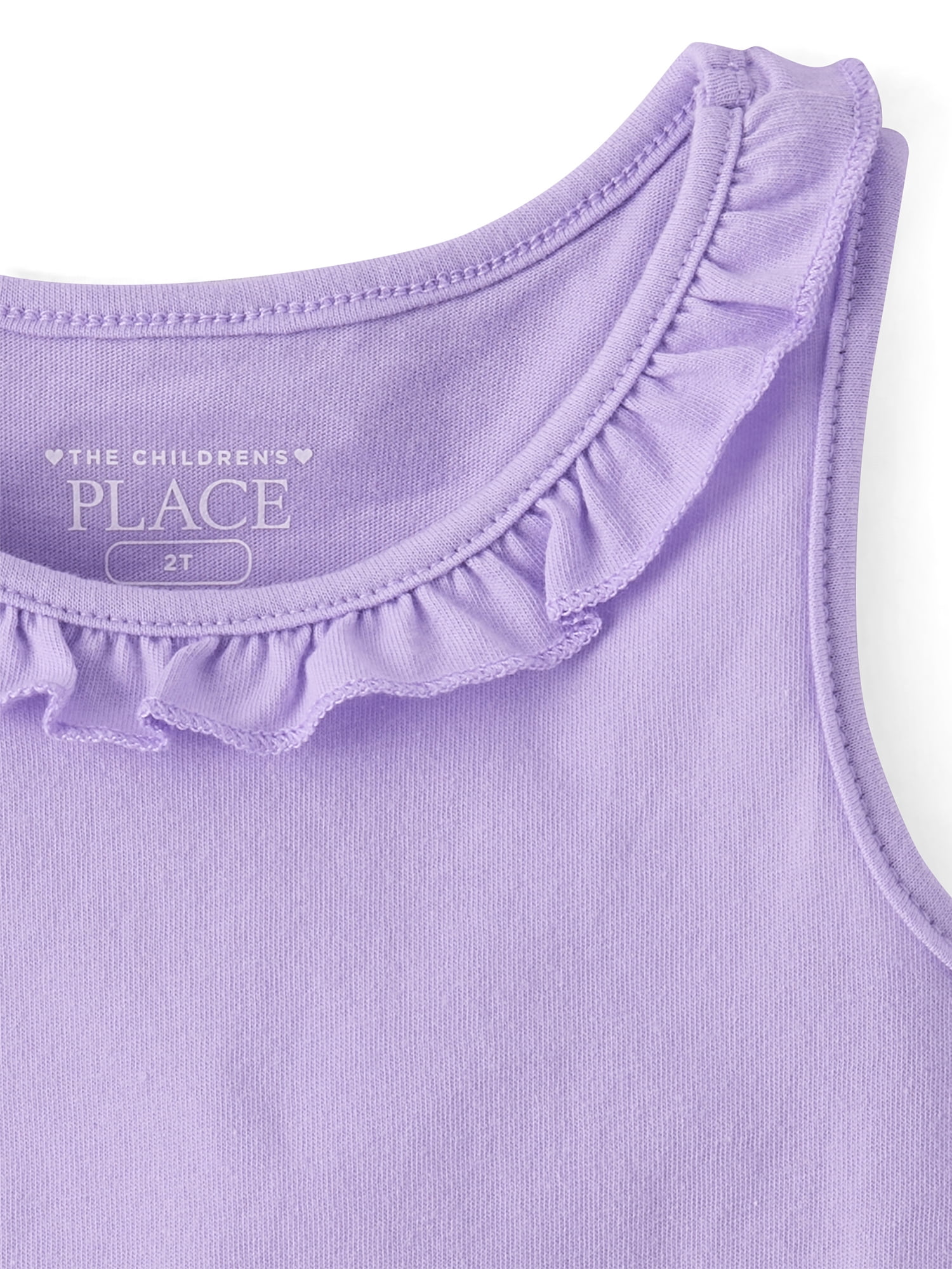 The Children's Place Toddler Girls Sleeveless Bow Flutter Tank Top (Multi-Color, 4-Pack) 38fgu