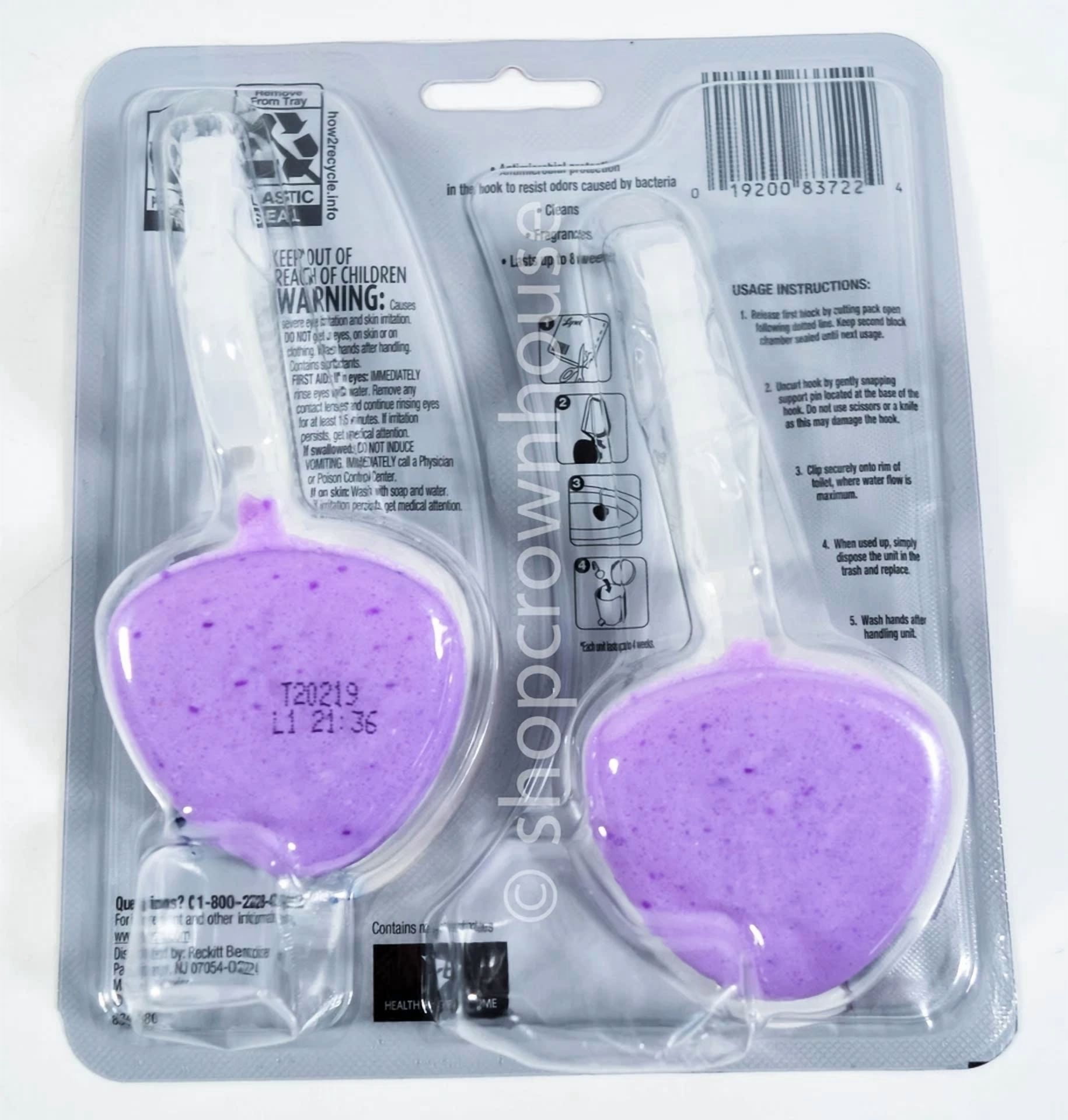 Lysol Automatic Toilet Bowl Cleaner, Lavender Fields Scent (2 Count) kg1kb