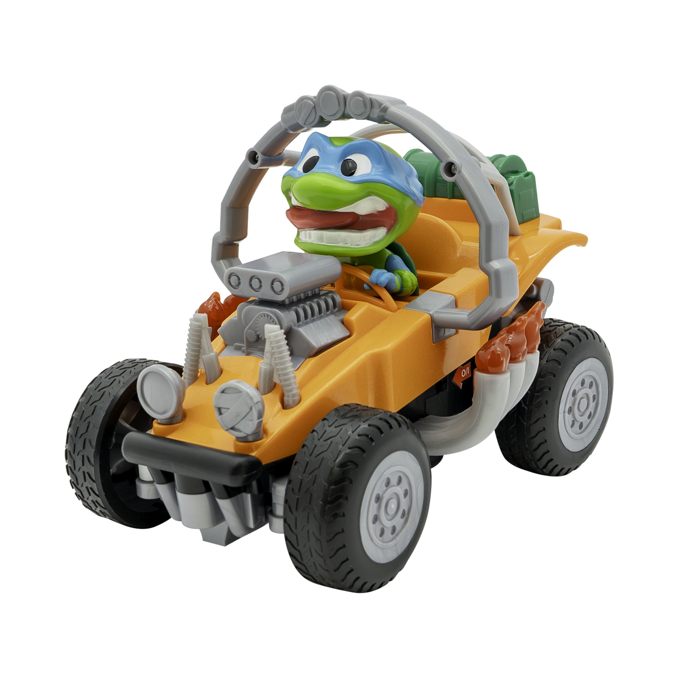 Teenage Mutant Ninja Turtles Leo's Roll Over RC Vehicle (Blue, 10 in) whv41