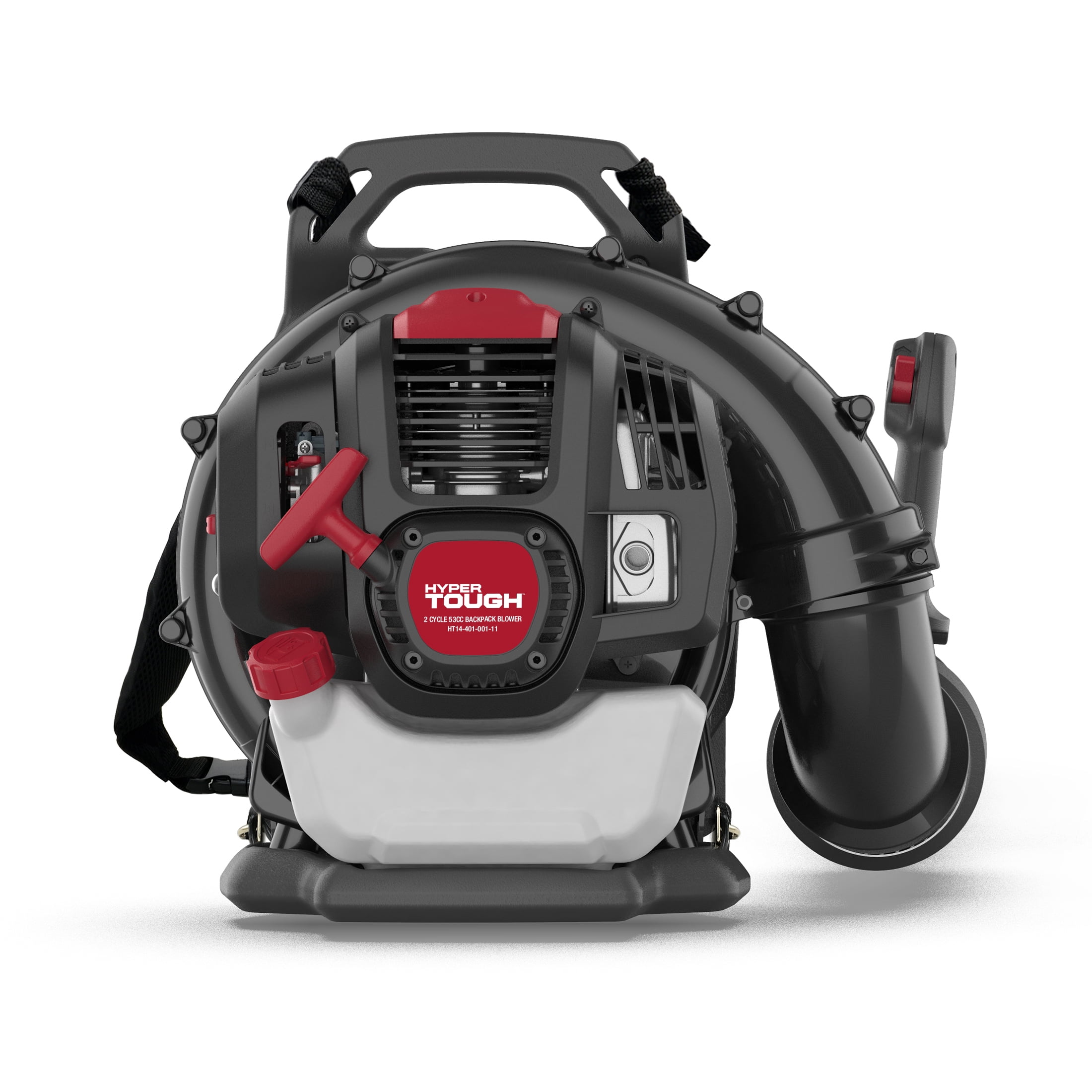 Hyper Tough 53cc 2-Cycle Gas Backpack Leaf Blower (Red/Black, 12.6 in x 66.9 in x 18.1 in) diz7q