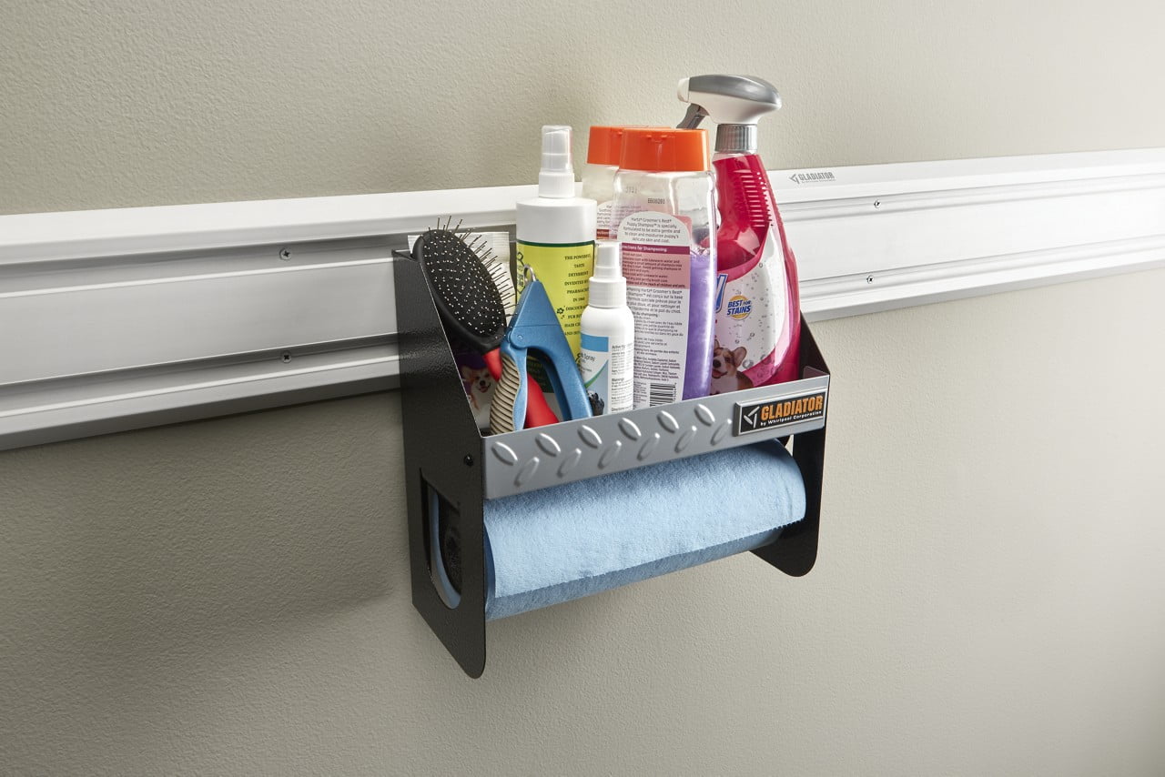 Gladiator Clean-Up Caddy Heavy-Duty Garage Storage Organizer (12 in W x 12.375 in H x 6 in D) etz7a