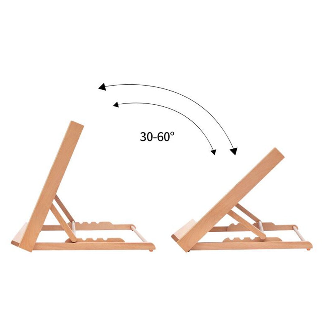 Abbraccia Wood Drafting Table Easel for Drawing and Sketching (Brown, 19.3 in x 17.3 in x 16.5 in) r3tmy