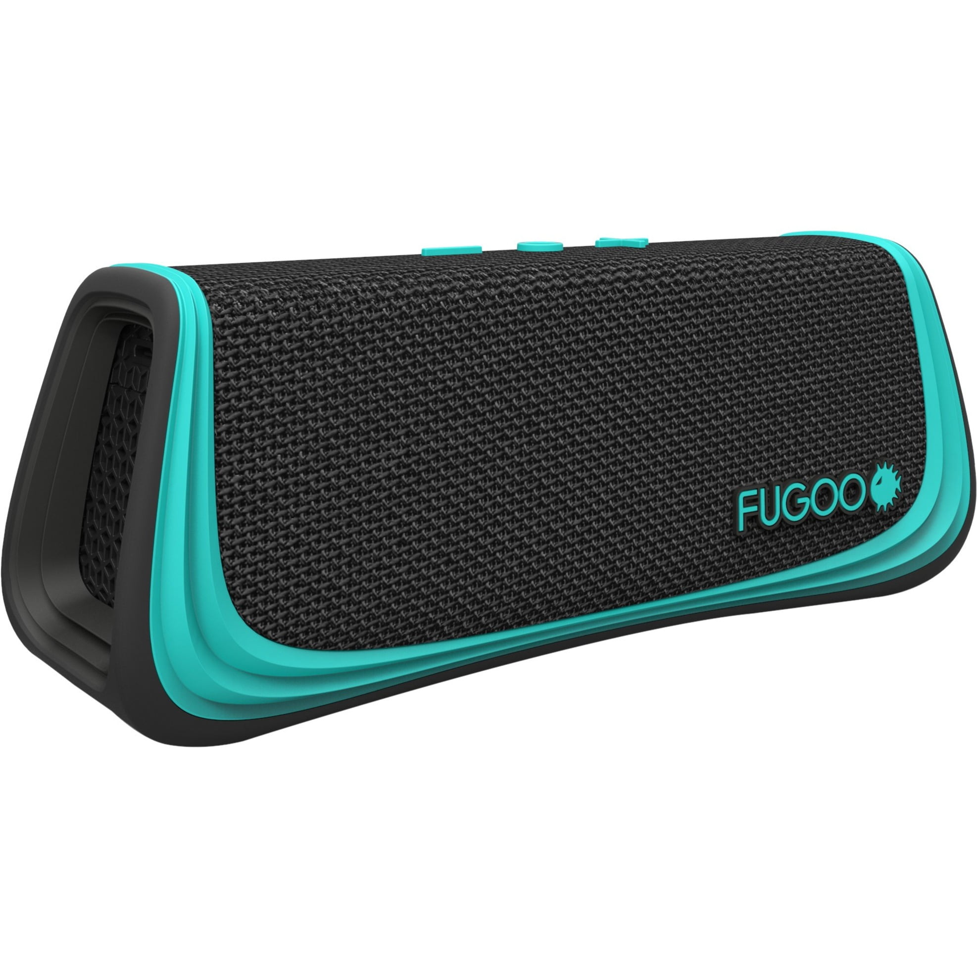 Fugoo Sport Portable Bluetooth Wireless Speaker Waterproof (Black/Teal, 1 Unit) xm6id