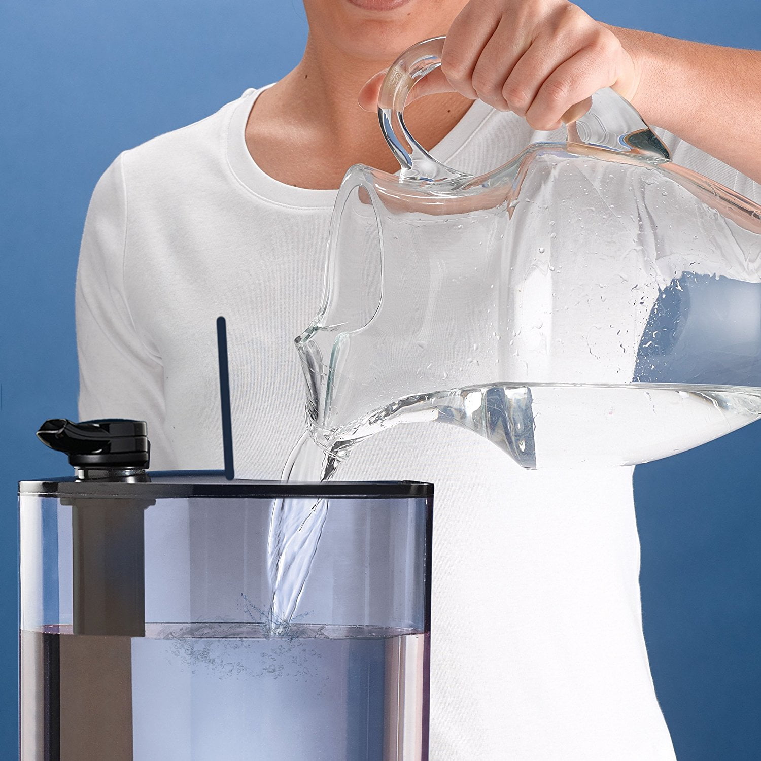 As Seen on TV Breathe Easy Ultrasonic Cool Mist Humidifier with Ceramic Filter (1.6 gal) i2fap