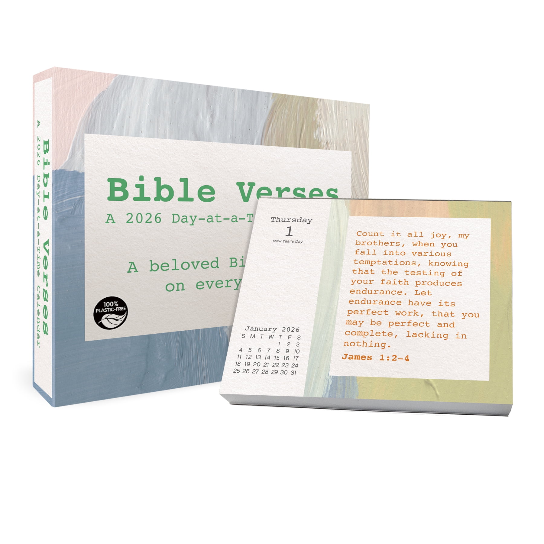Trends International Bible Desk Calendar (12 Months, 6 in x 6 in) berfg