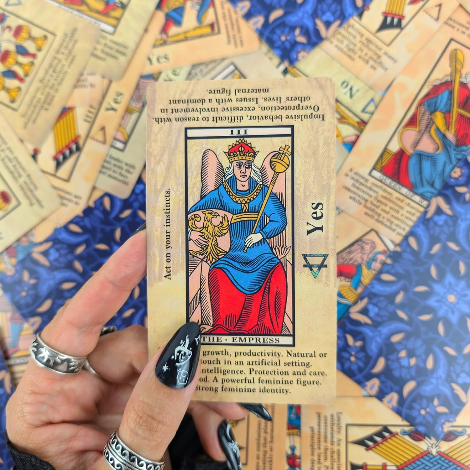 Witchy Cauldron Marseille Tarot Deck for Beginners (Illustrated Cards, 78-Card Set) wgwbw