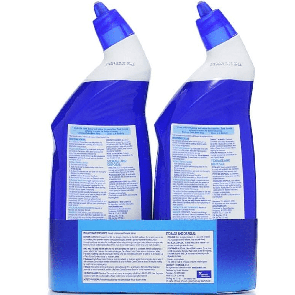 Lysol Power Toilet Bowl Cleaner, 10X Cleaning Action, Fresh Scent (48 fl oz, 3 Pack) rle5h