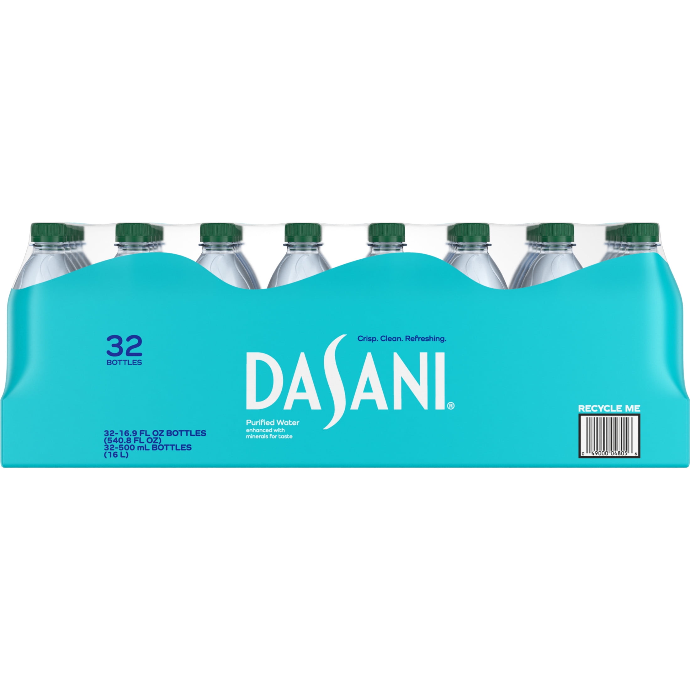 Dasani Purified Water, Crisp and Clean Refreshment (Clear, 32 Pack, 16.9 fl oz) v0wq2