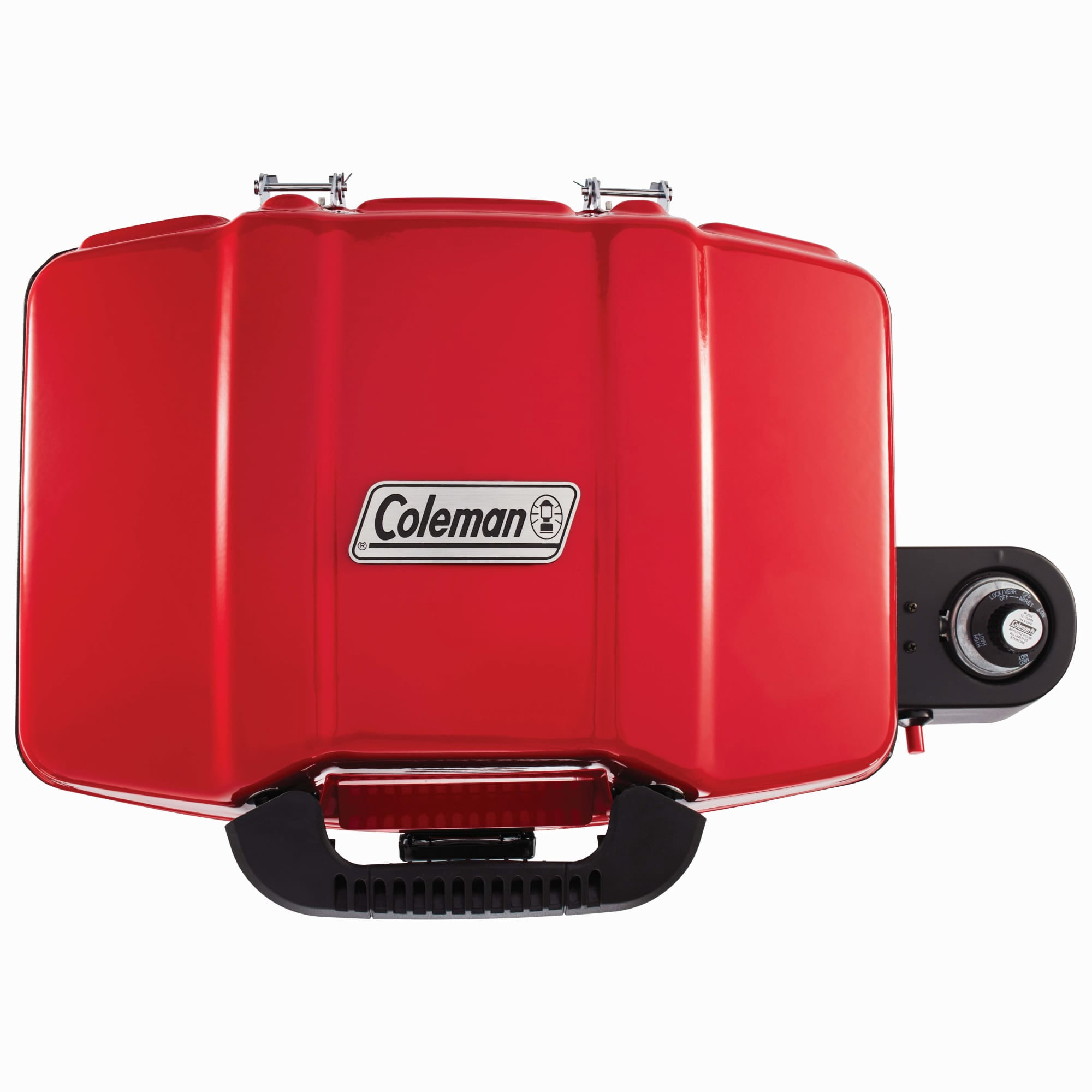 Coleman RoadTrip Sportster Propane Gas Grill Portable Outdoor Cooking Stove (Red, 225 sq. in.) q53h3