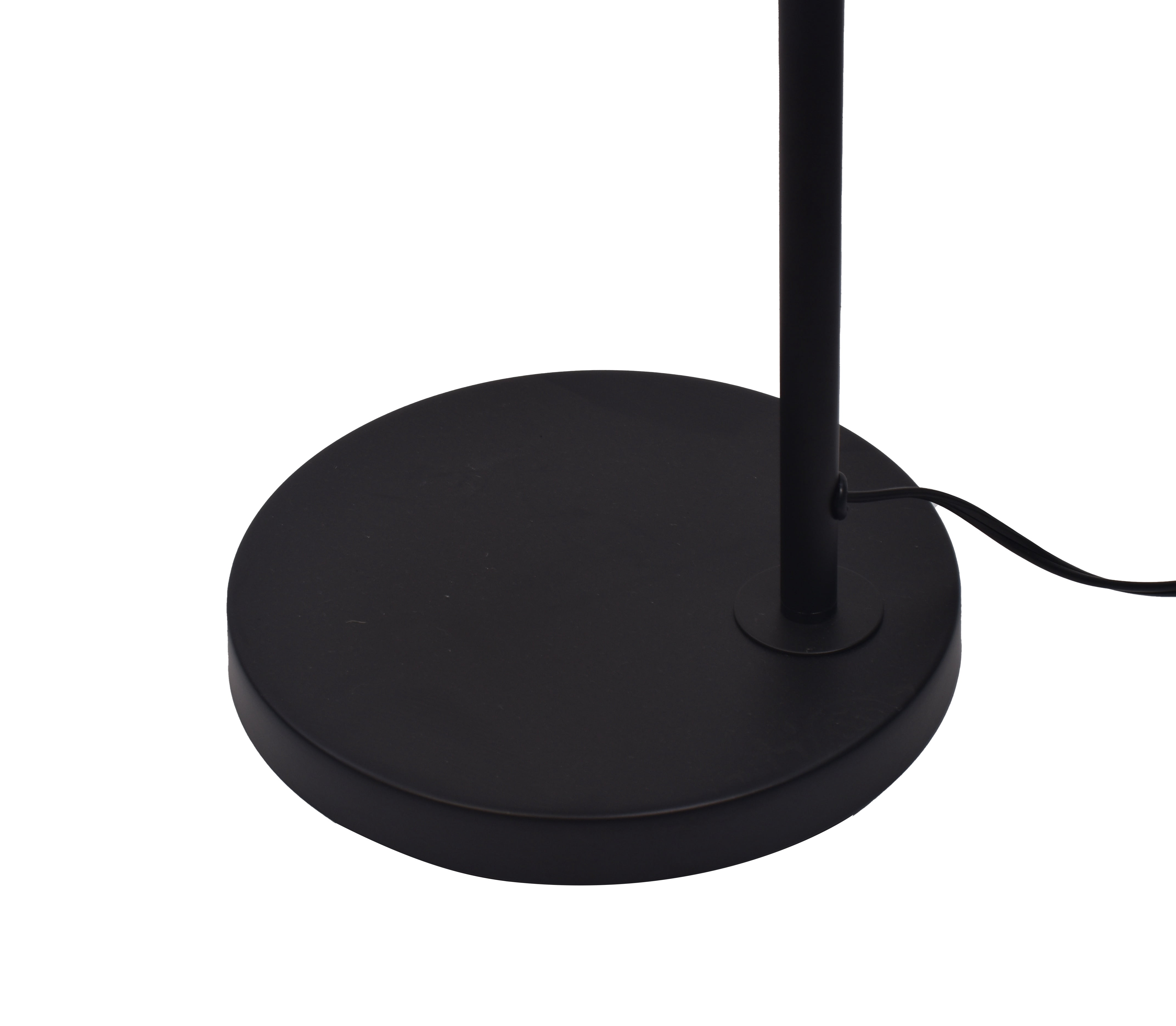 Mainstays Metal Floor Lamp with Natural Rope Shade (Black, 59 in) n64t8