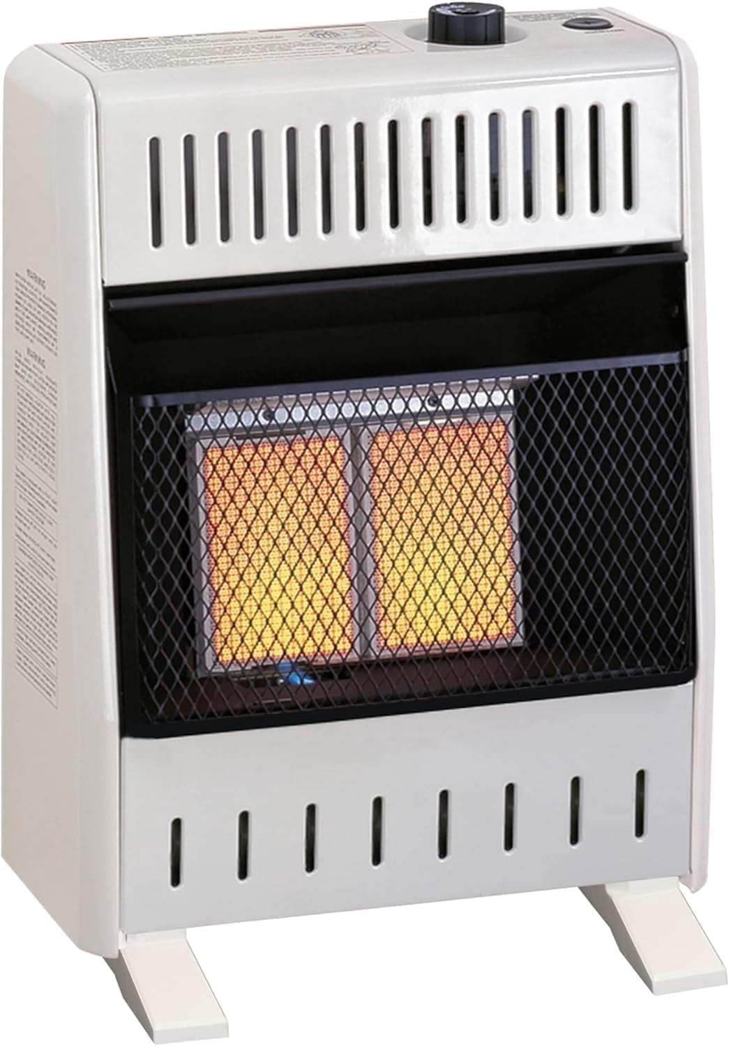 ProCom Heating Ventless Infrared Plaque Heater with Thermostat Control (White, 10,000 BTU) 8t7up