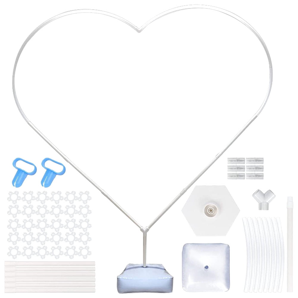 Mobutofu Heart Balloon Arch Kit with Base for Wedding Party Decor (1 Set) ogapq