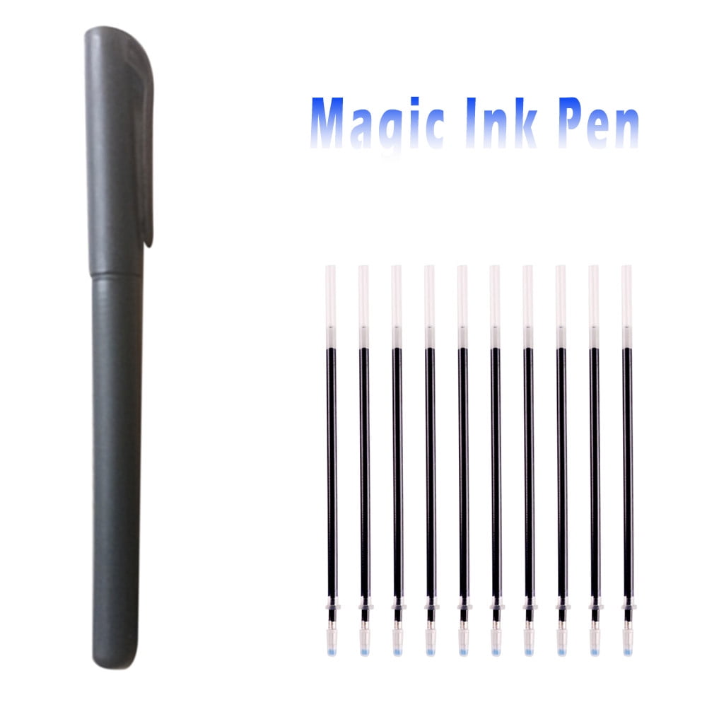Meitianfacai Invisible Ink Ballpoint Pen for Secret Writing and Security Marking (Black, 0.24 fl oz) uv6sv