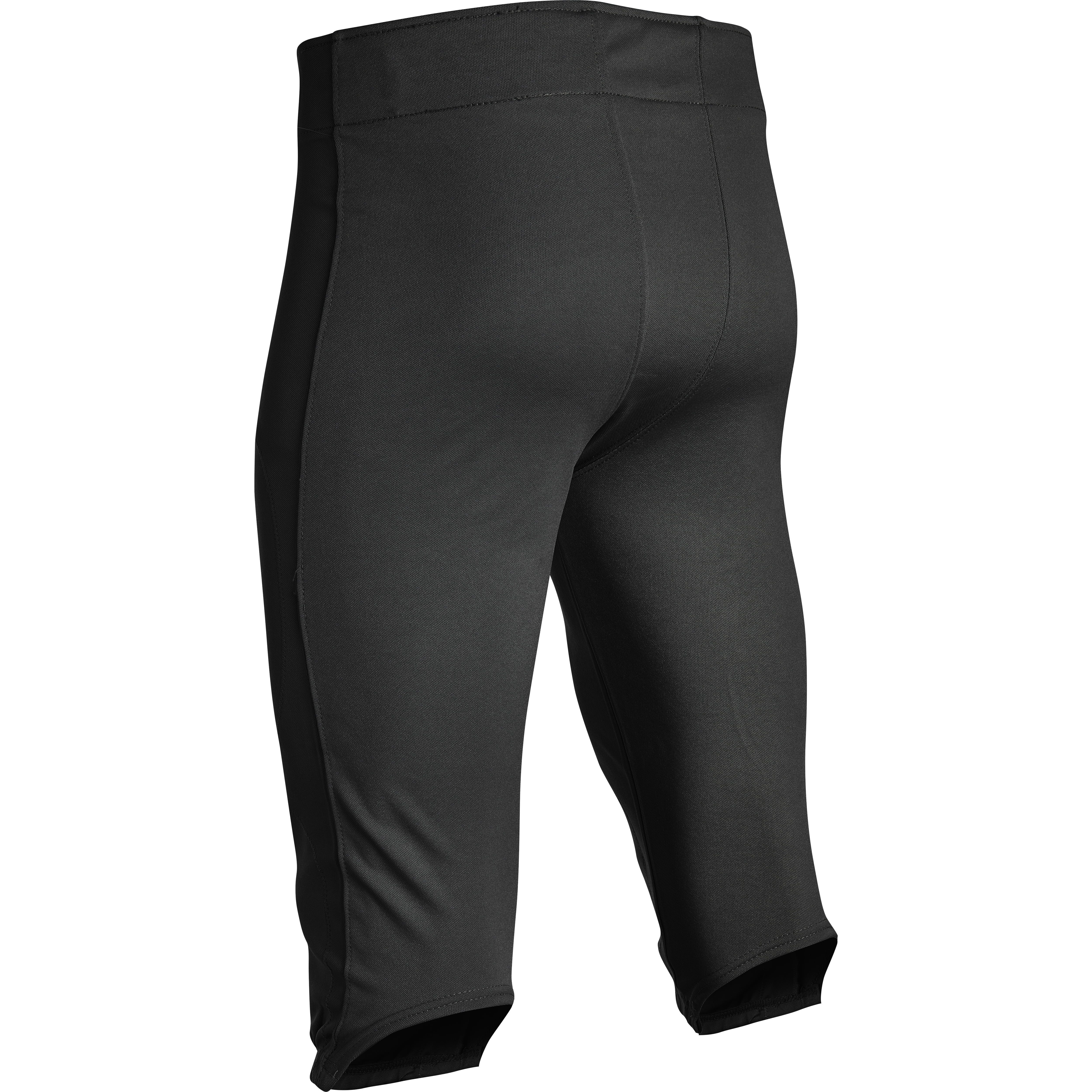 Champro Touchback Football Practice Pants, Durable Double-Knit Athletic Gear (Black, 2X-Large) ayl08