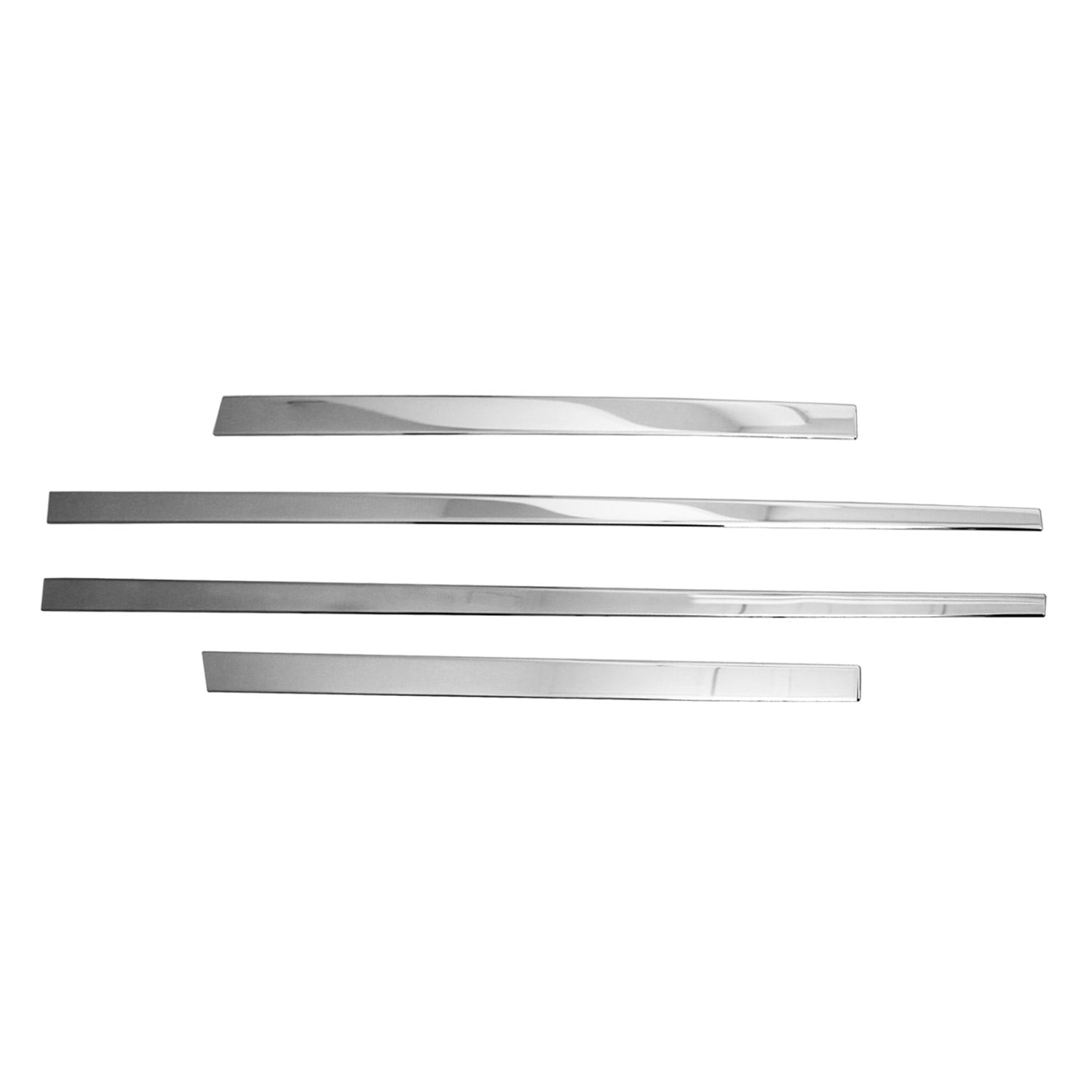 OMAC Side Door Molding Trim for Mitsubishi Eclipse Cross 2018-2024 (Silver, 4-Piece Set) zbysu