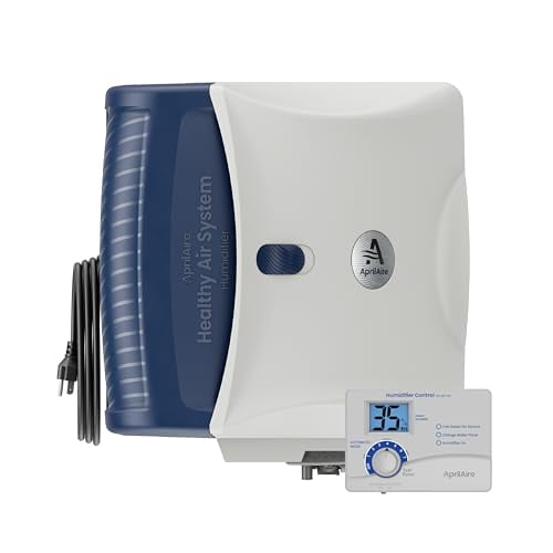 AprilAire 720A Whole-House Fan-Powered Evaporative Humidifier (Grey, 21 Gallons Per Day) rueoy