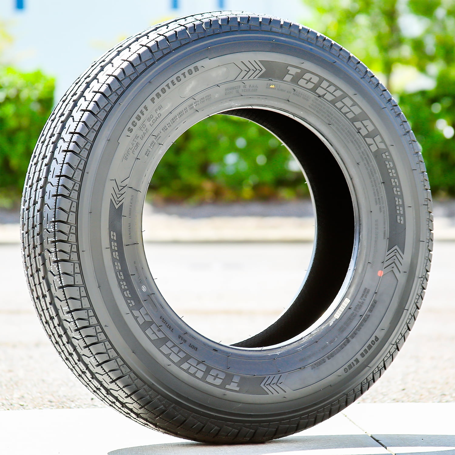 Power King Towmax Vanguard ST235/80R16 Trailer Tire (10 Ply, Load Range E) 97b0d