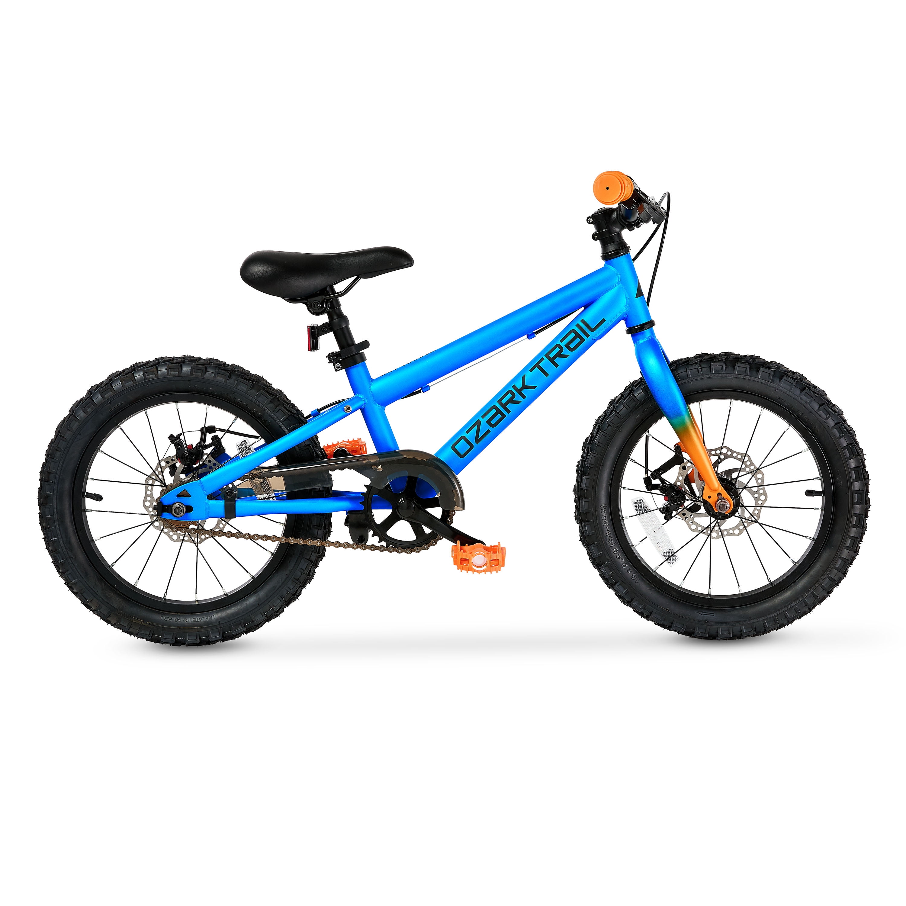 Ozark Trail 16 in M.1 Timber Kids Mountain Bike (Blue, 16 in) 8yu2s