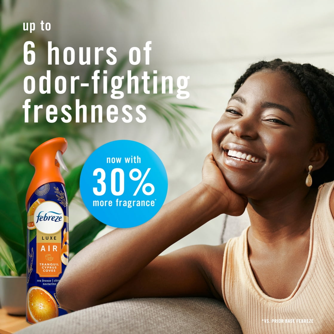 Febreze Air Mist Odor Eliminator Spray, Tranquil Cyprus Coves (8.1 oz) ijule