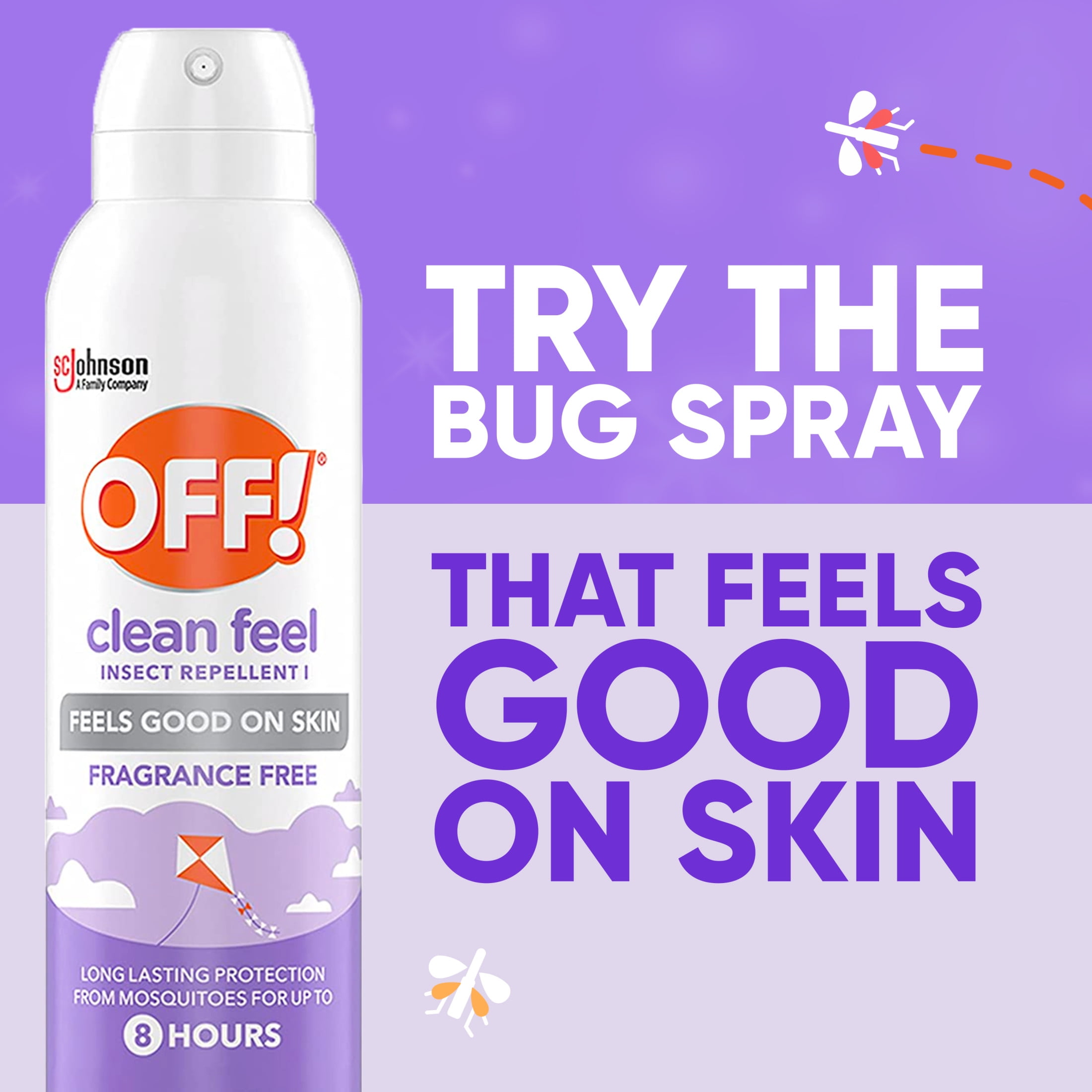 OFF! Clean Feel Picaridin Insect Repellent Spray, Non-Greasy Mosquito and Tick Protection (5 oz) a5wy8