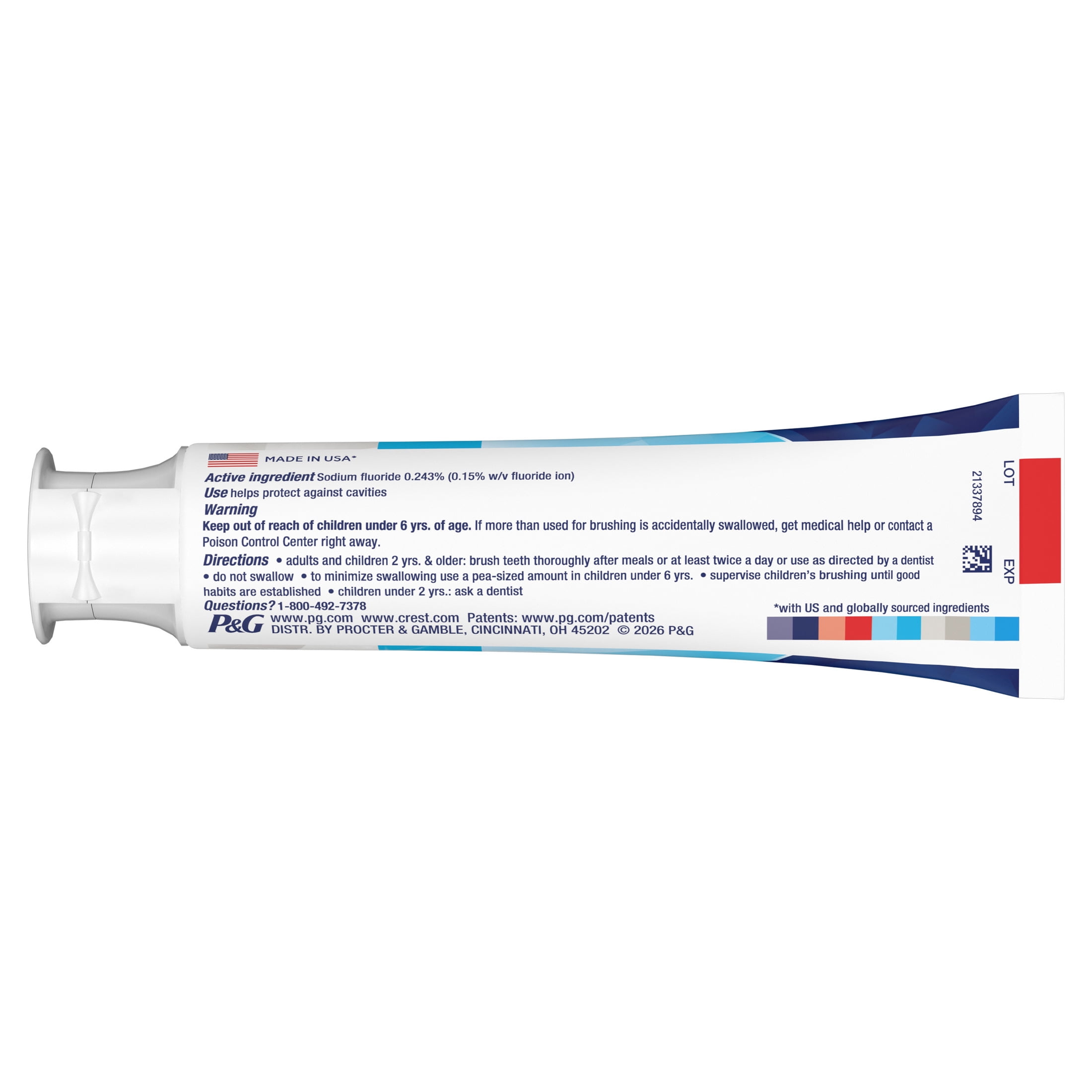Crest 3D White Advanced Arctic Fresh Whitening Toothpaste (White, 3.3 oz) cdtjq