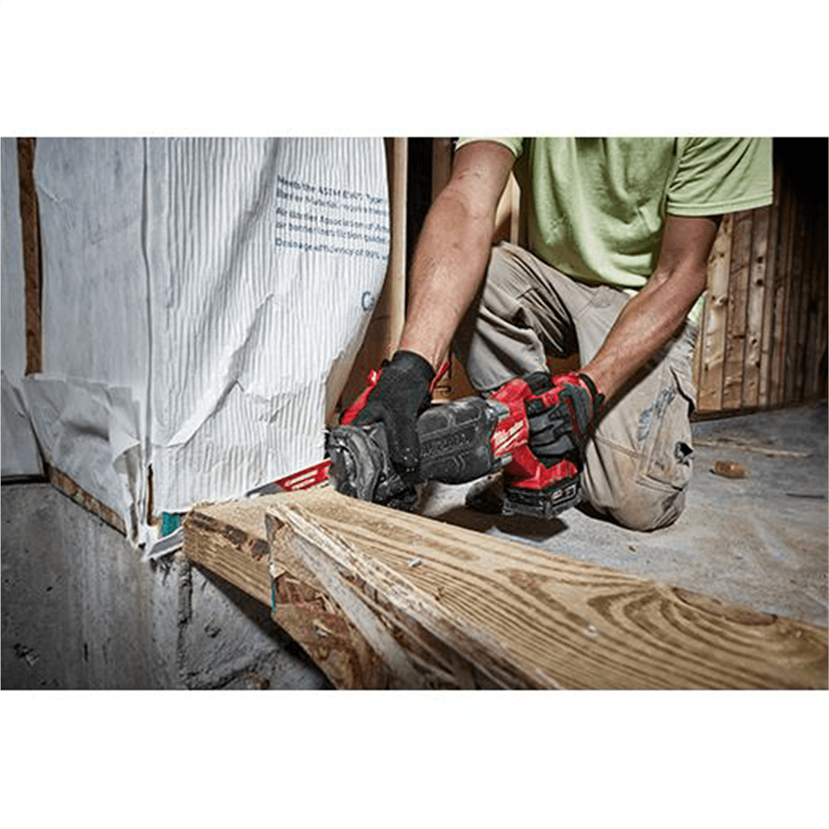 Milwaukee M18 FUEL SAWZALL Reciprocating Saw Kit (Brushless, Cordless, 1.25 in Stroke) (2-Battery Kit) 1q1oa