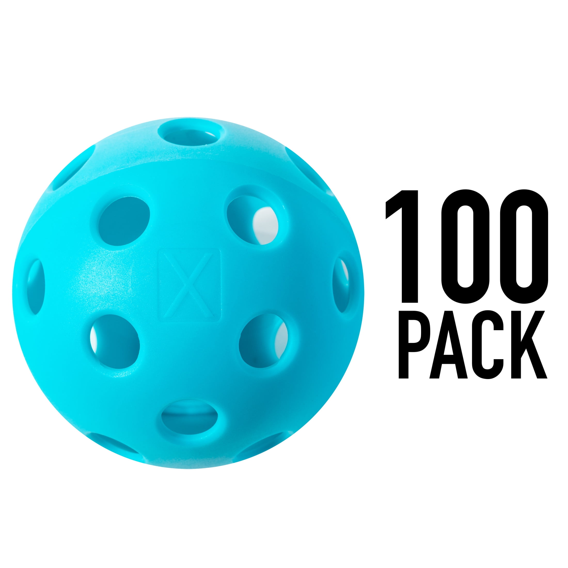 Franklin Sports X-26 Official Indoor Pickleballs (Blue, 100 Pack) jjlam