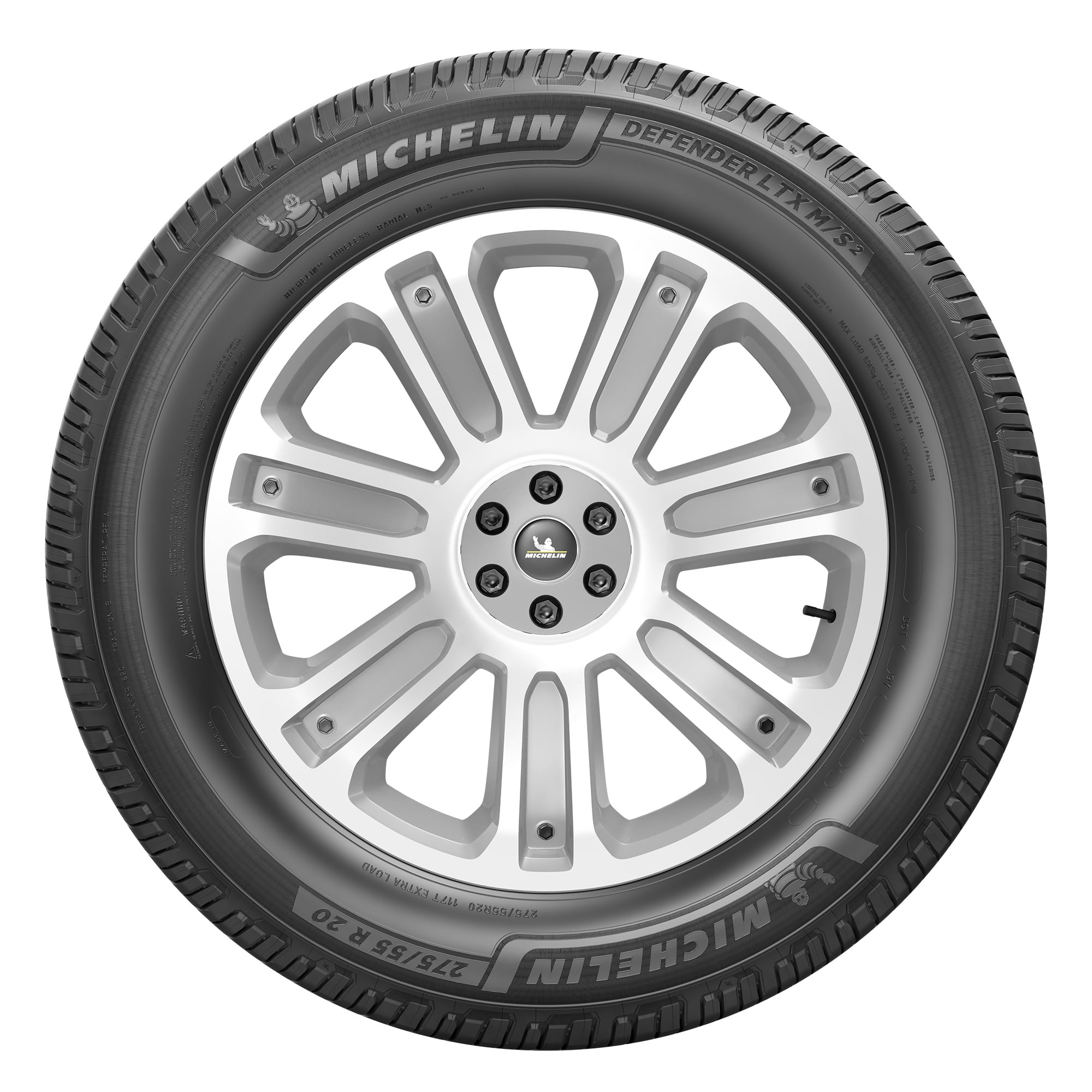 Michelin Defender LTX MS2 All-Season Tire (265/70R17, 116T XL) vpcv8