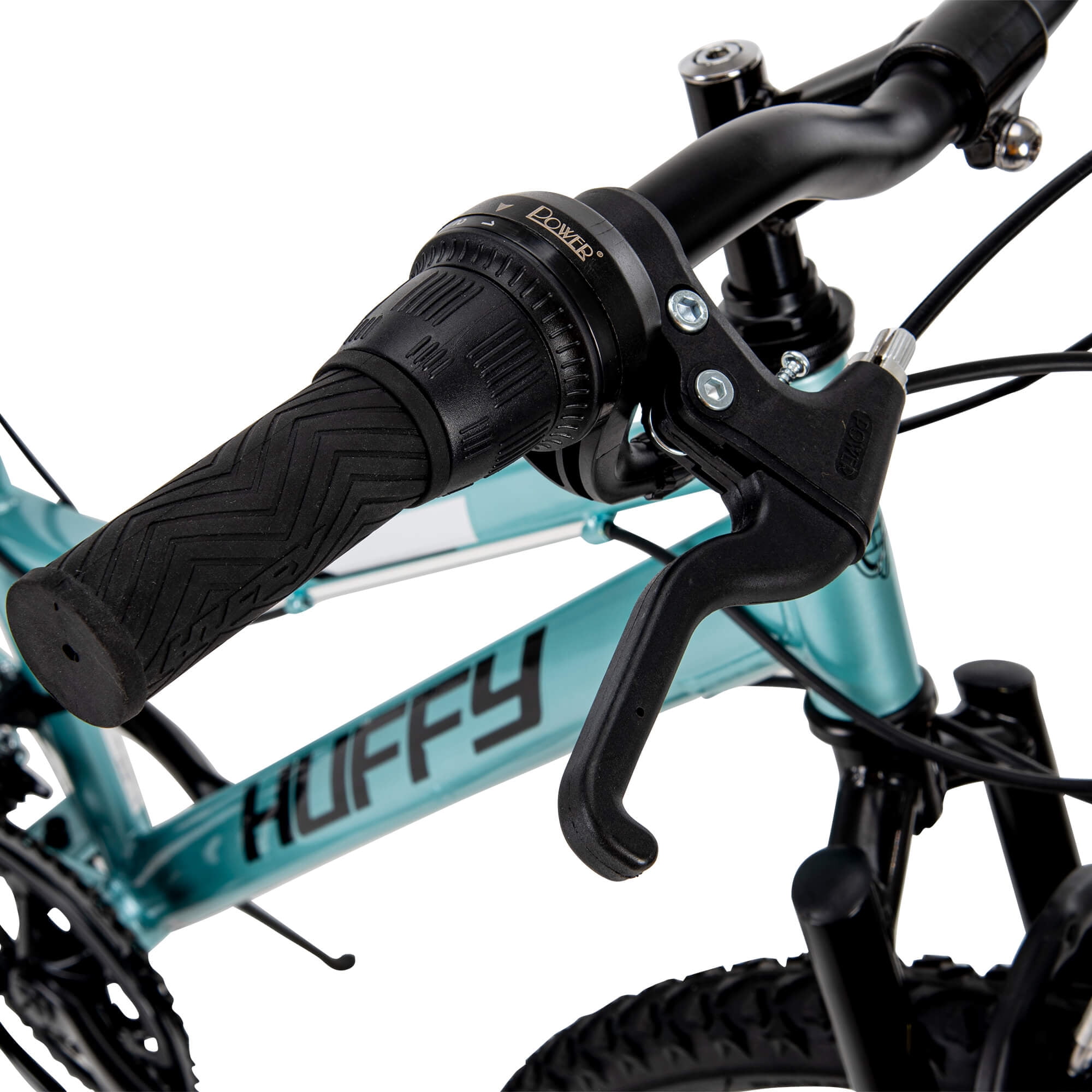 Huffy Rock Creek Mountain Bike, 18-Speed Performance, Front Suspension, Teal (26 in) jl57i