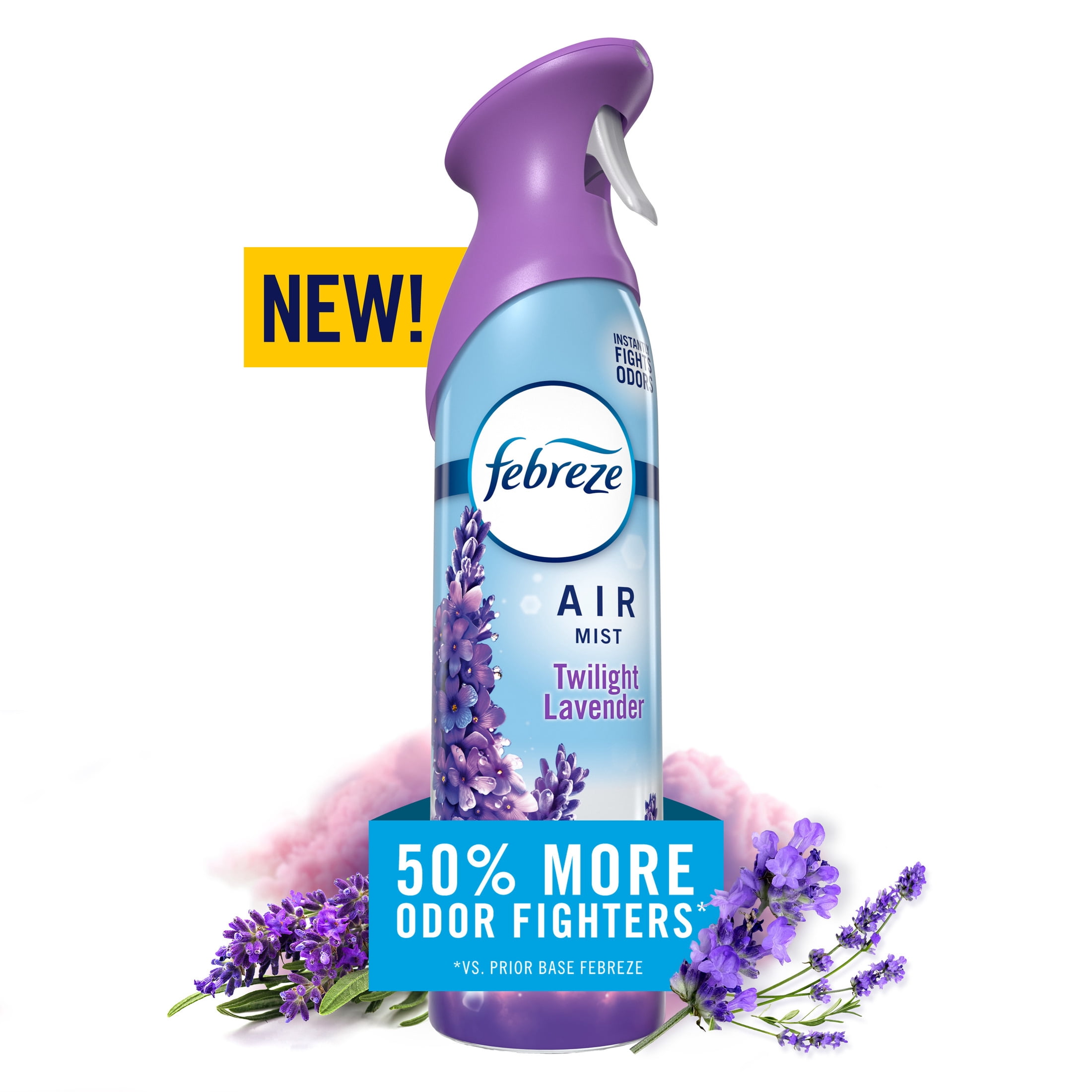 Febreze Air Mist Air Freshener Spray, Odor Eliminator, Twilight Lavender Scent (8.1 oz) tejjw