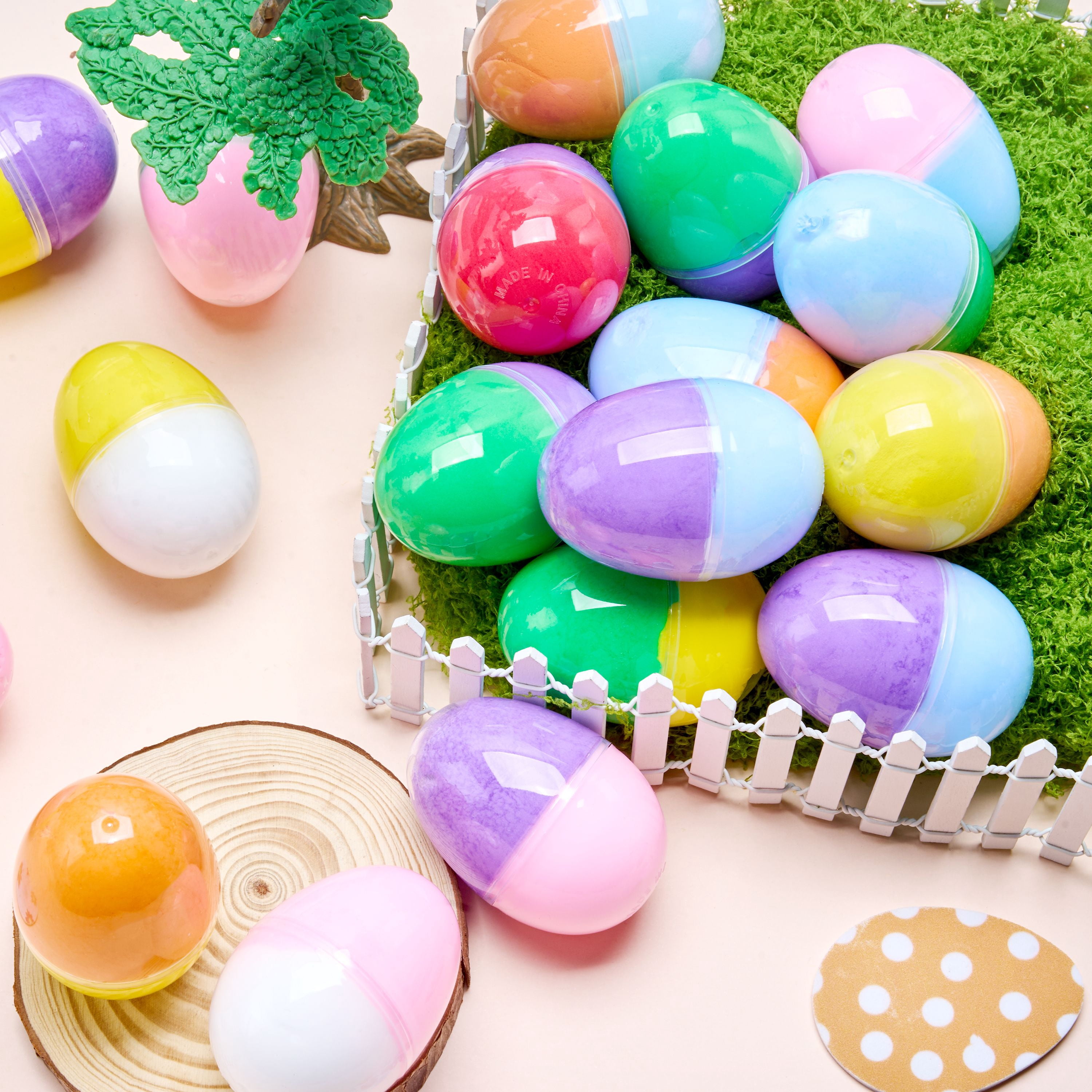 Joyfy Easter Slime Eggs Kit, Sensory Stress Relief Toys for Kids, Party Favors and Basket Stuffers (18 Pack) vqtt0