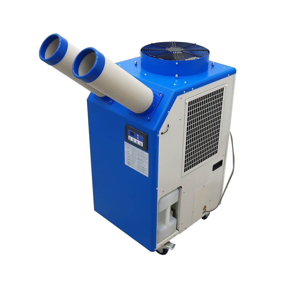 Techtongda Industrial Portable Air Conditioner Spot Cooler with Intelligent Control (Blue, 220V) defua