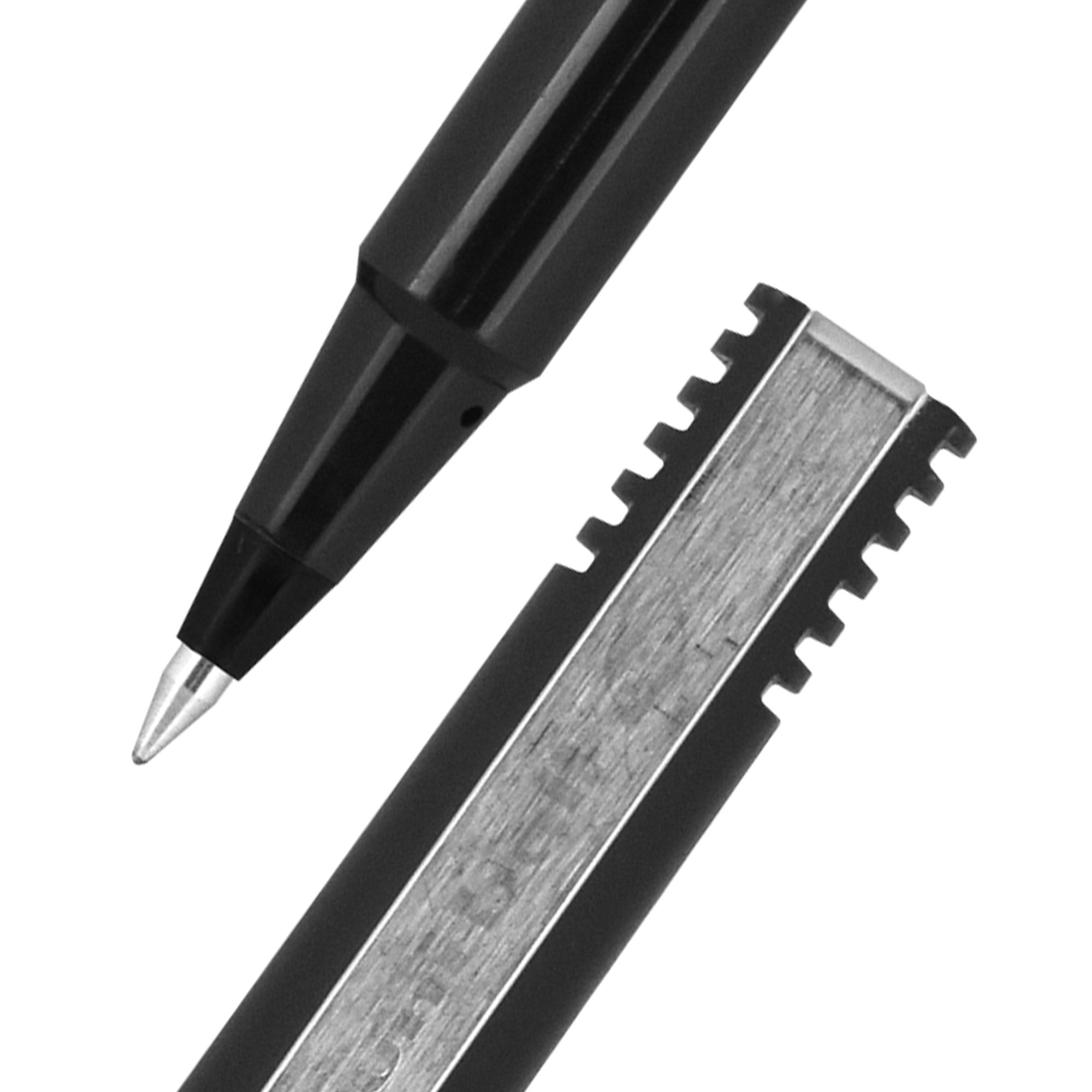uniball Rollerball Pens, Micro Point, Quick-Drying Ink, Archival Quality (Black, 12 Count) cb7w7