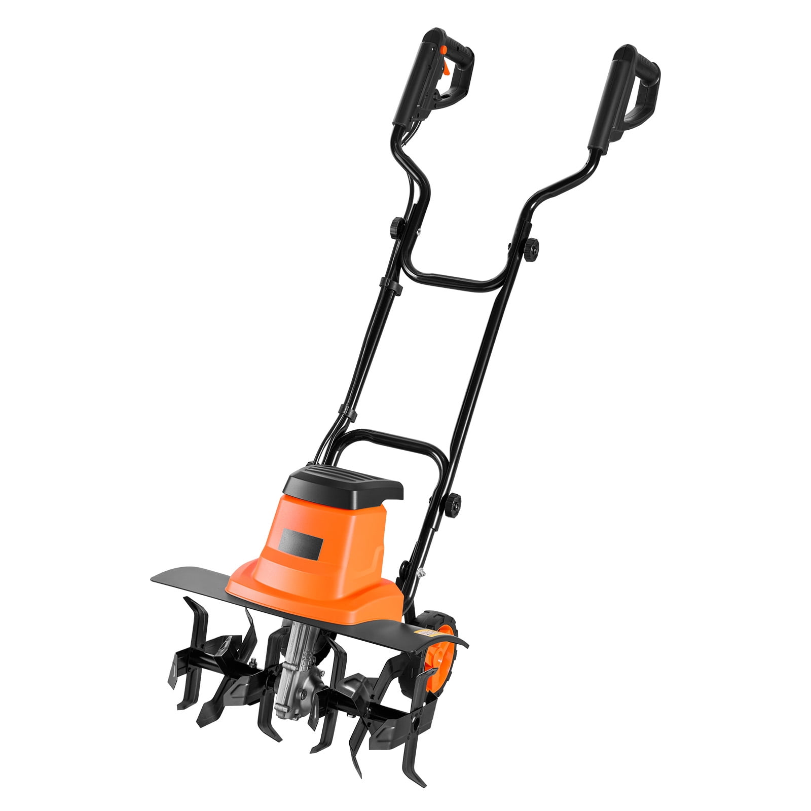 KFFKFF Corded Electric Tiller, 13.5-Amp Garden Rototiller with 18in Tilling Width and Foldable Handle (18 in) 92cpi