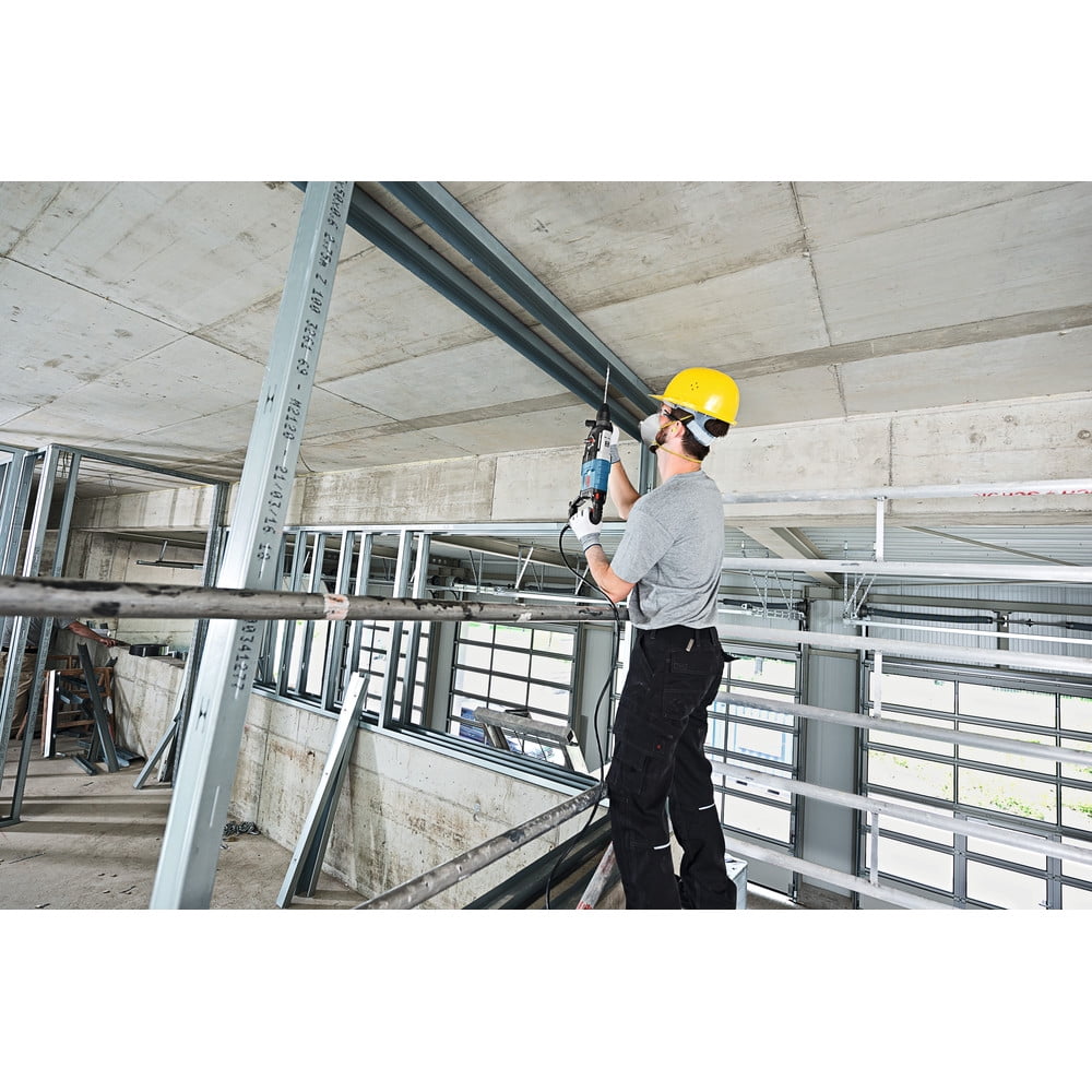 Bosch GBH2-28L-RT Bulldog Xtreme MAX Corded Rotary Hammer with Vibration Control (1-1/8 in, 8.5 Amp) zfngn