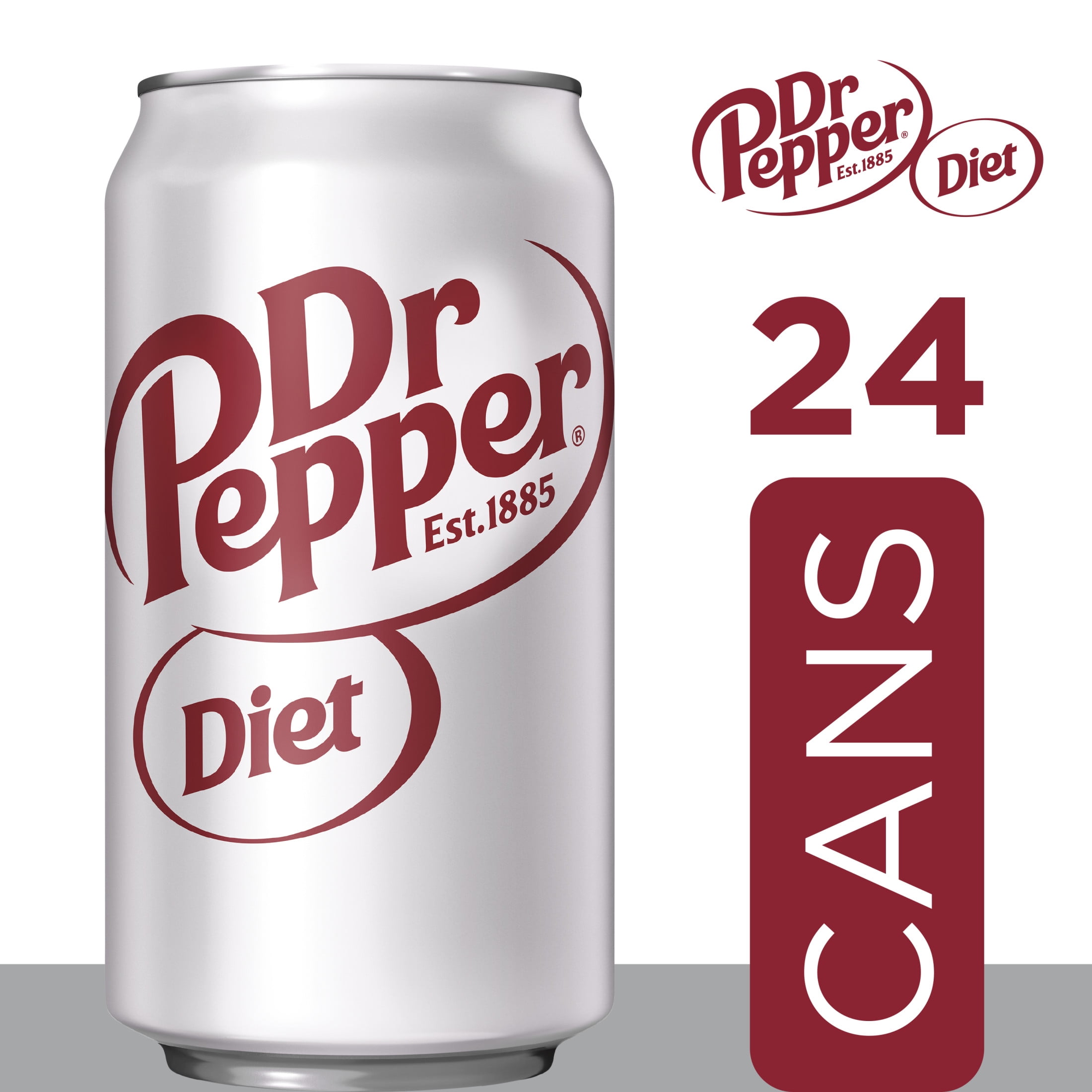 Diet Dr. Pepper Soda Pop (Zero Sugar, 24 Pack, 12 fl oz) zl3c1
