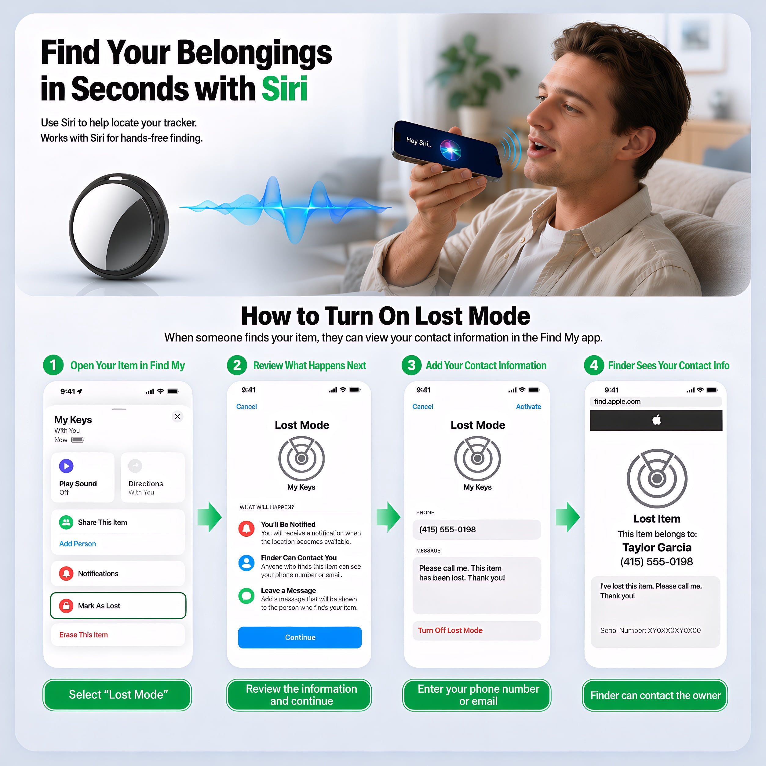 STARBIAO Bluetooth Tracker for Apple Find My, Waterproof Item Locator for Keys and Luggage (Black, 4 Pack) mxn4z