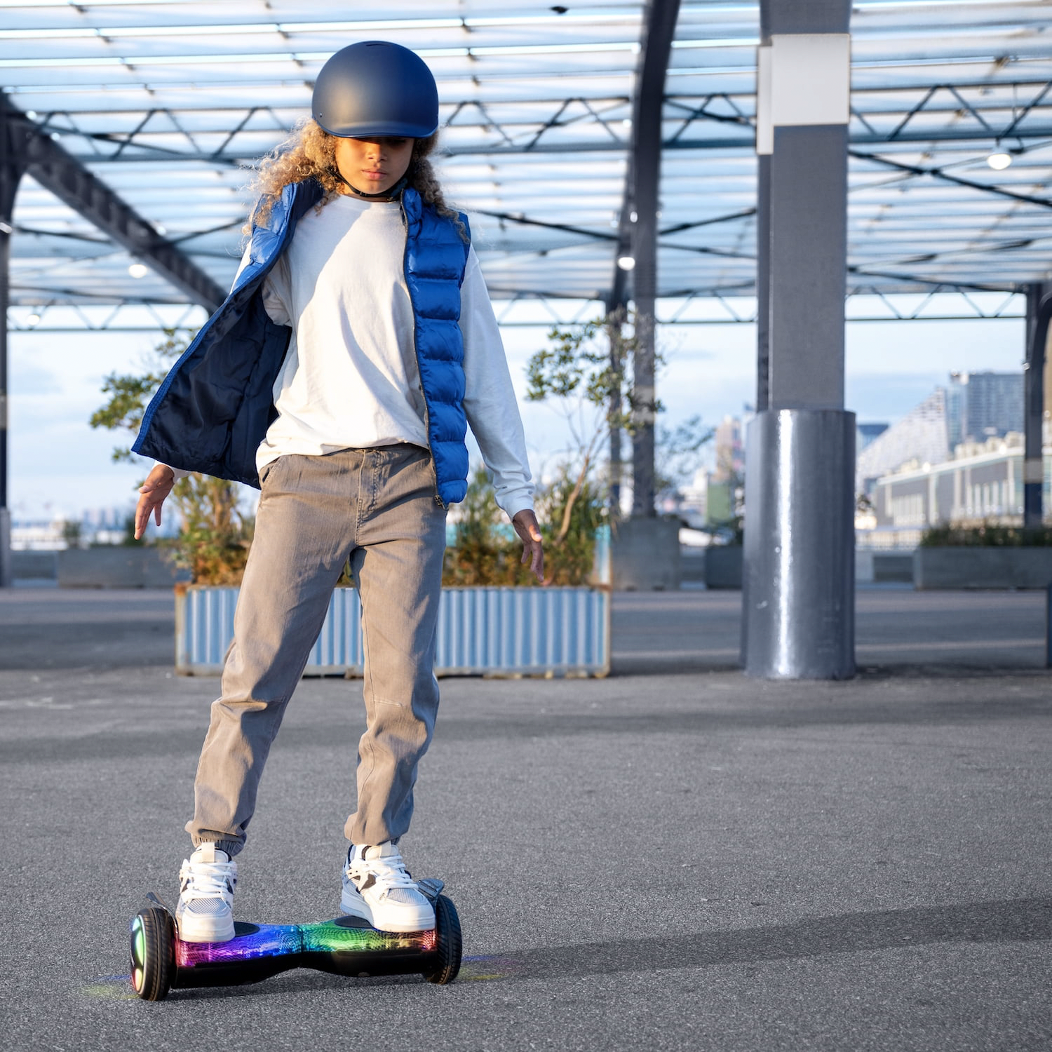 Jetson Lyra Hoverboard with Bluetooth Speaker and LED Lights (Black, 220 lb Weight Capacity) cc2lf - Image 3