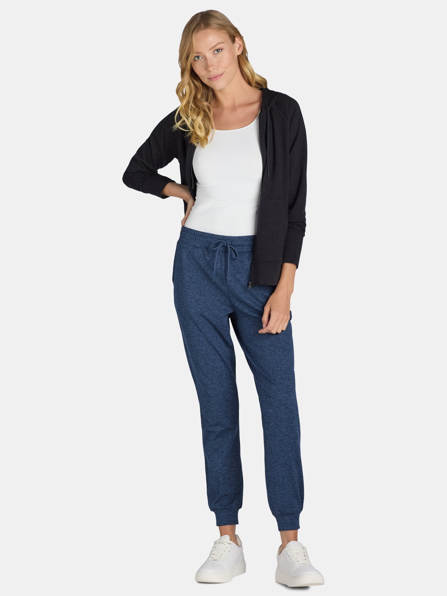 Athletic Works Women's ButterCore Joggers Lightweight Athletic Pants (Black, XS) nf7tz