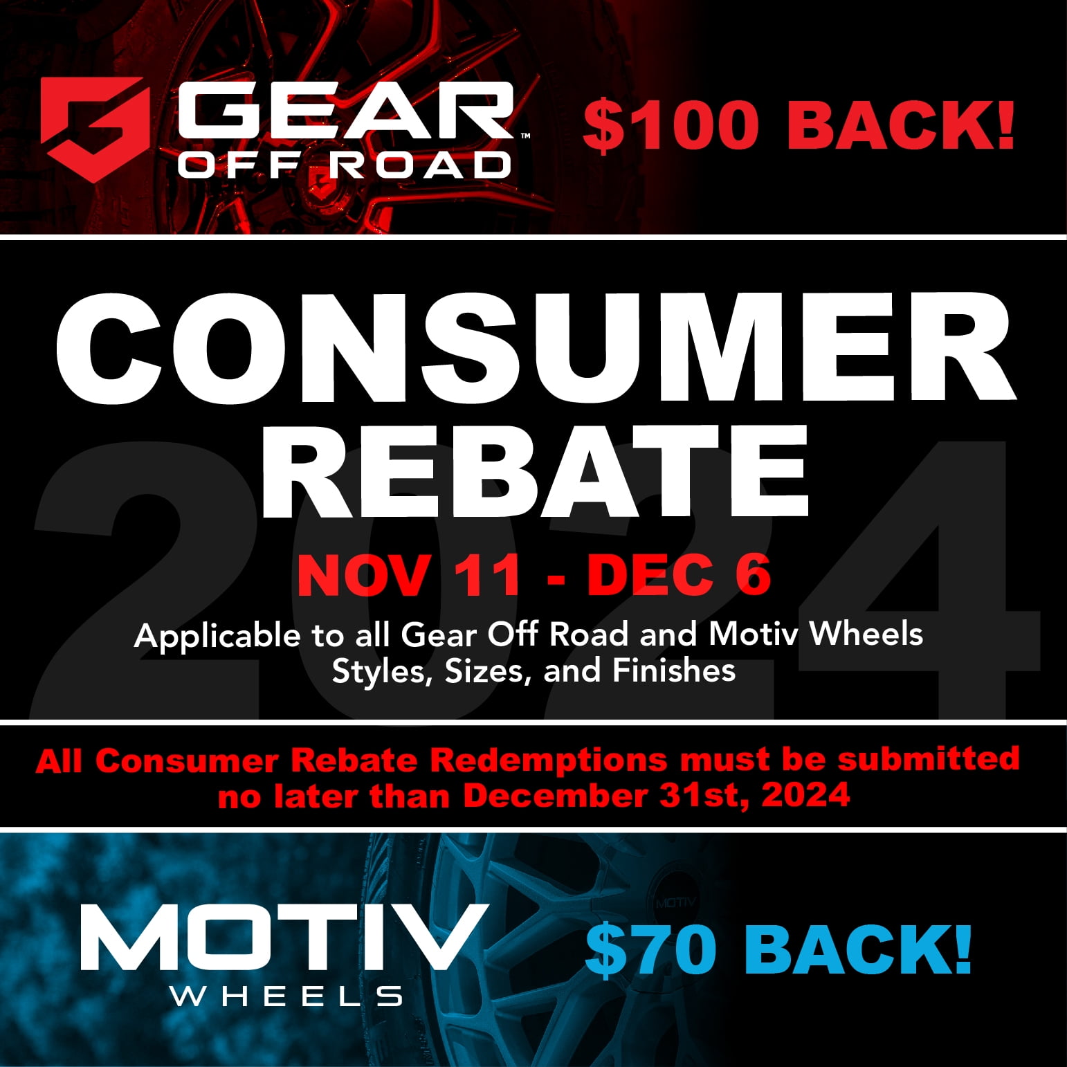 Gear Off Road 771B Series Wheel 18x9 in 8x6.50 Bolt Pattern (+18 Offset) (Gloss Black) svvyr