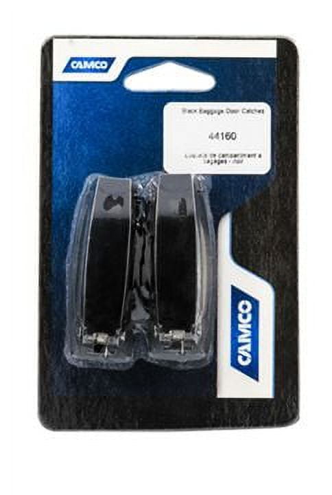 Camco RV Baggage Door Catch Holder (Black, 2 Pack) sdlaf