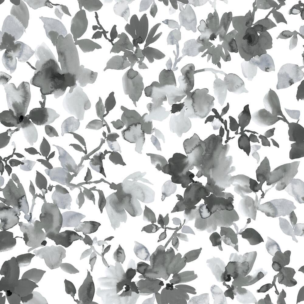 RoomMates Floral Peel and Stick Wallpaper, Removable Self-Adhesive Wall Decor (Light Pink, 28.18 sq ft) 01qoa