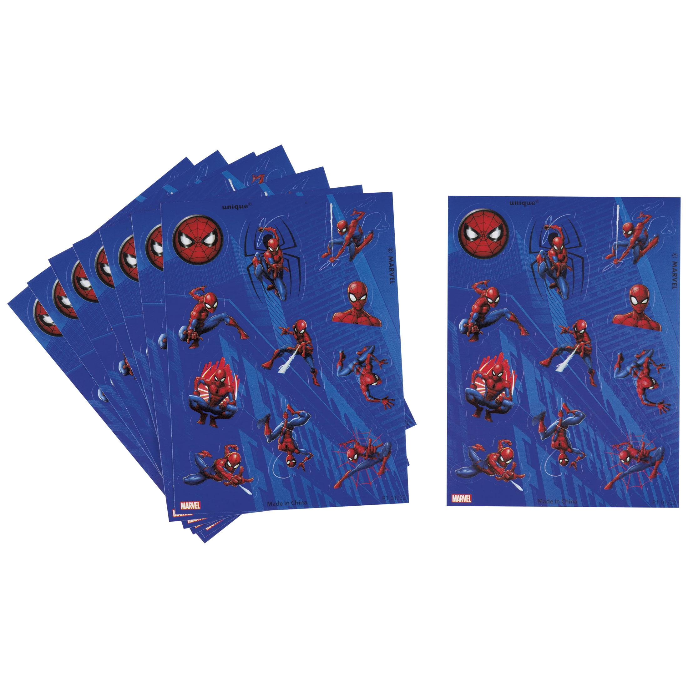 Spider-Man Birthday Party Favor Set for 8 Guests (48 Pieces) rwgqk