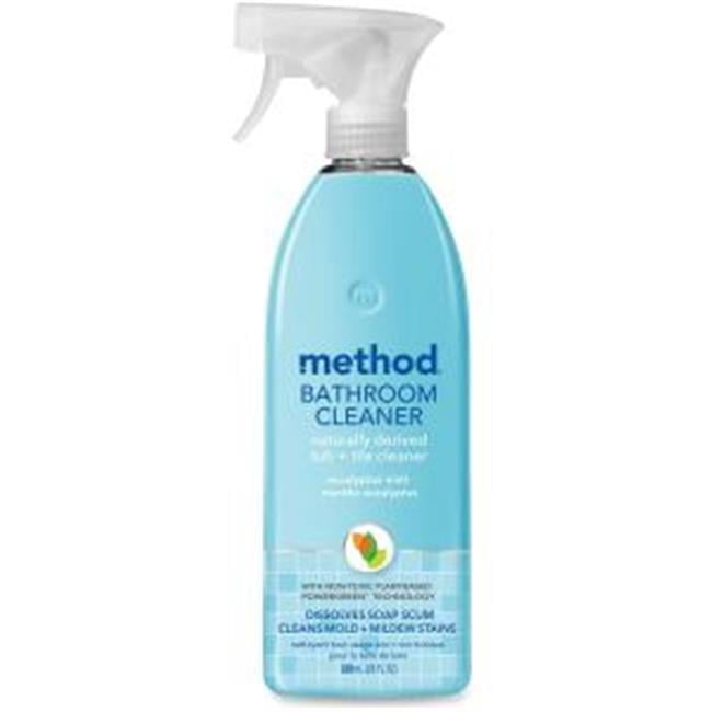 Method Bathroom Cleaner Spray, Plant-Based Surface Scrubber (Eucalyptus Mint, 28 fl oz) uj80j